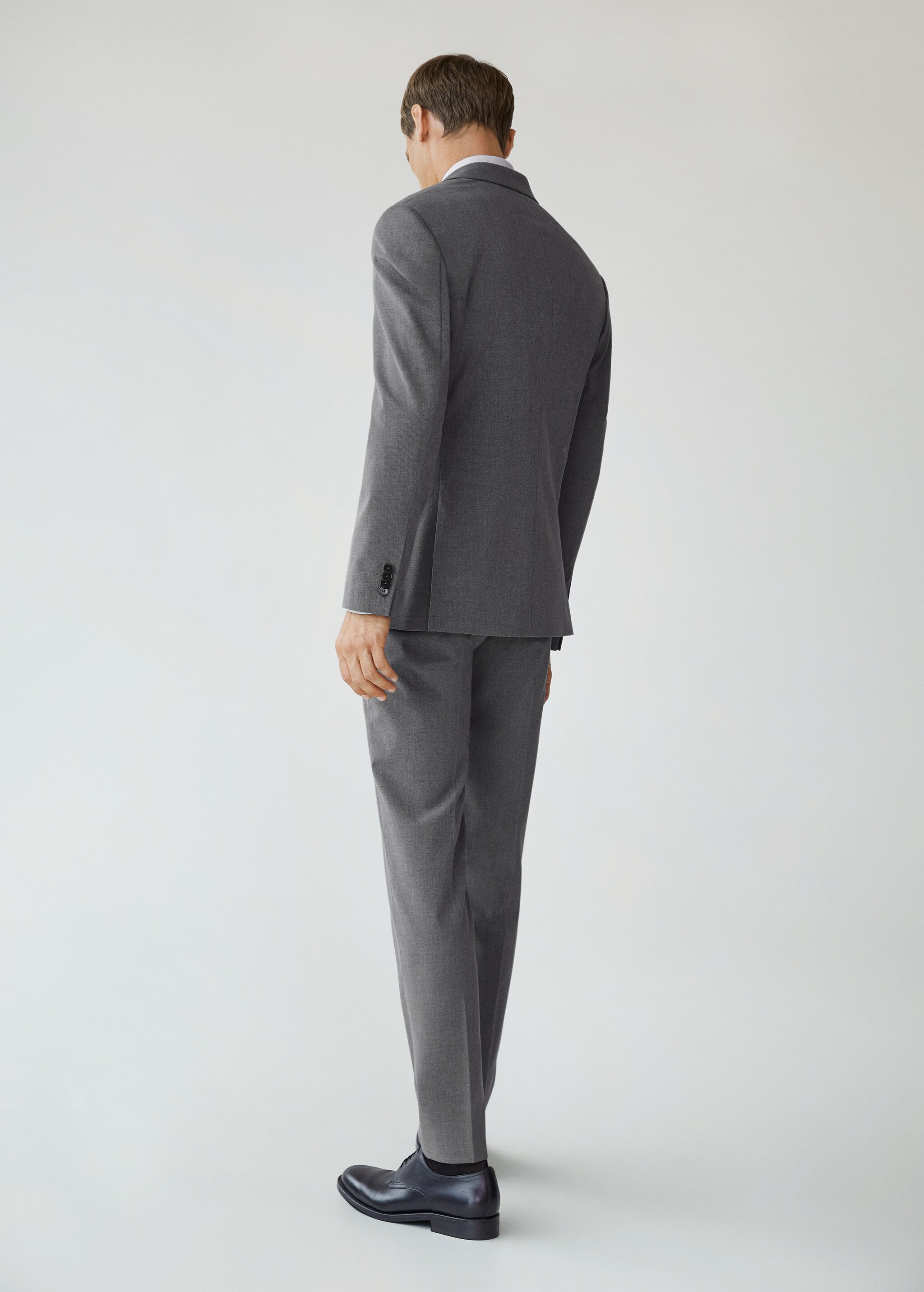 Mikrostrukturált slim fit öltönyzakó - A cikk hátulja