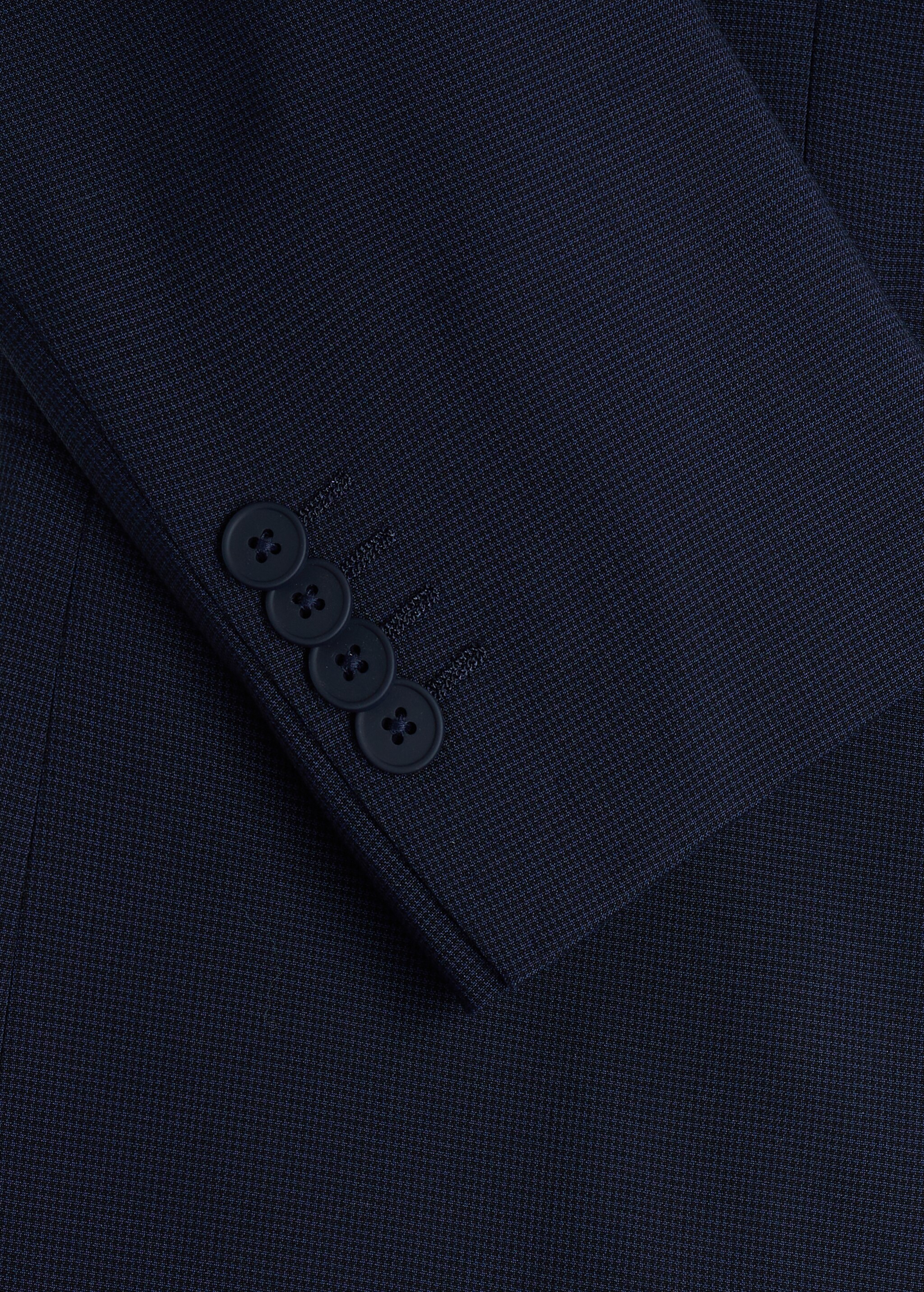 Oblekové sako super slim fit s mikro strukturou - Detail zboží 7
