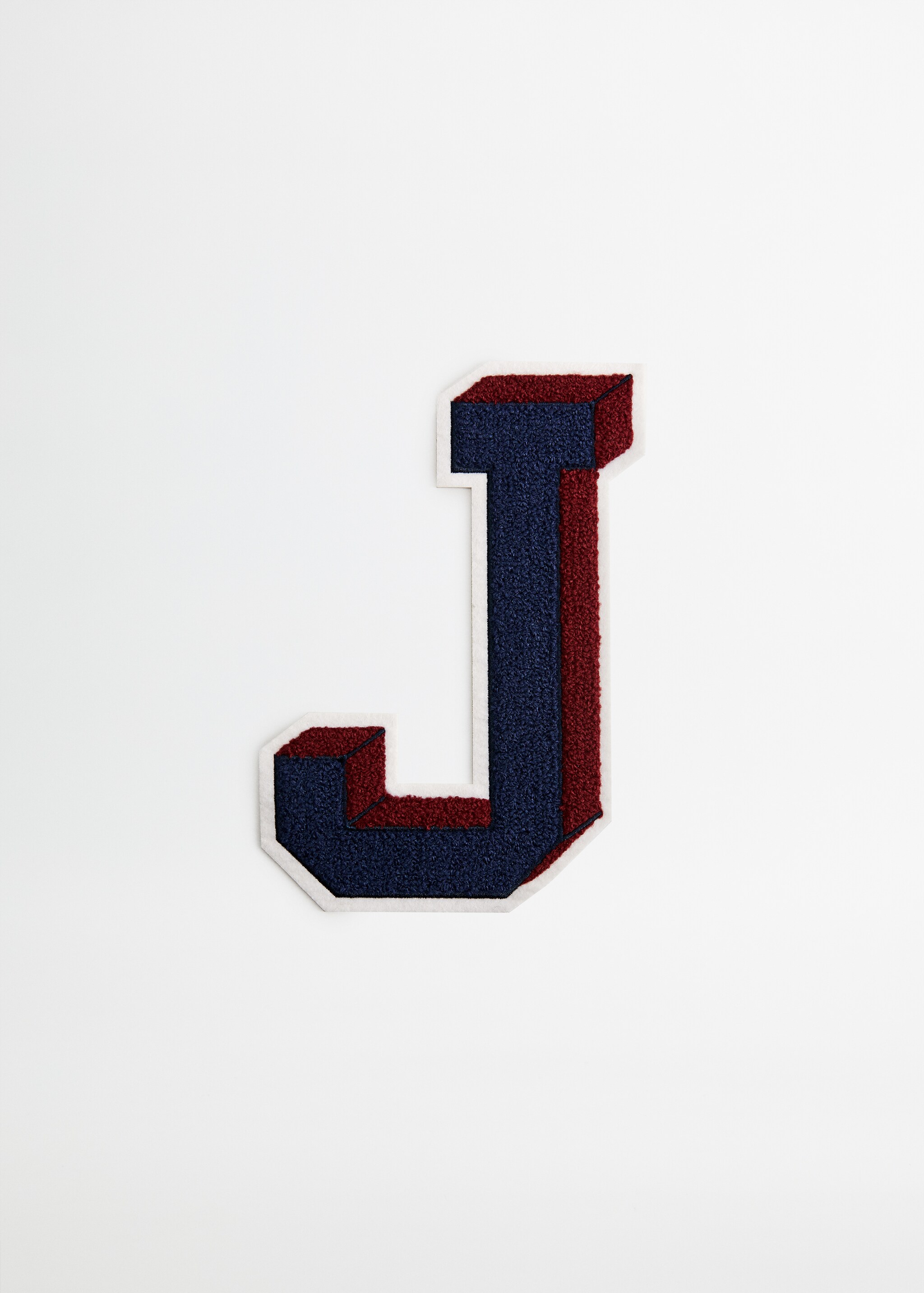 Large letter decorative patch - Article without model