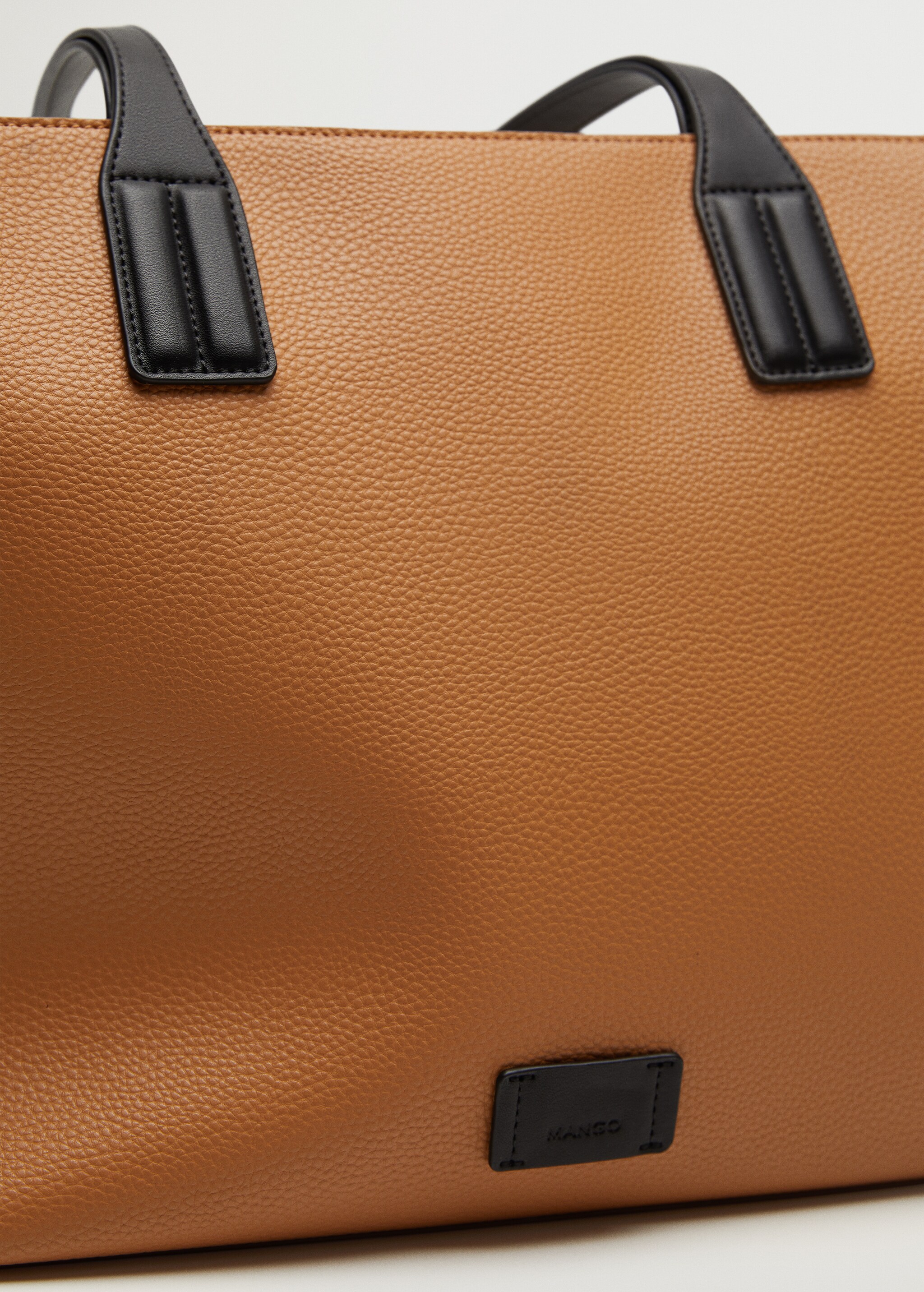 Bolso shopper efecto abatanado - Detalle del artículo 3