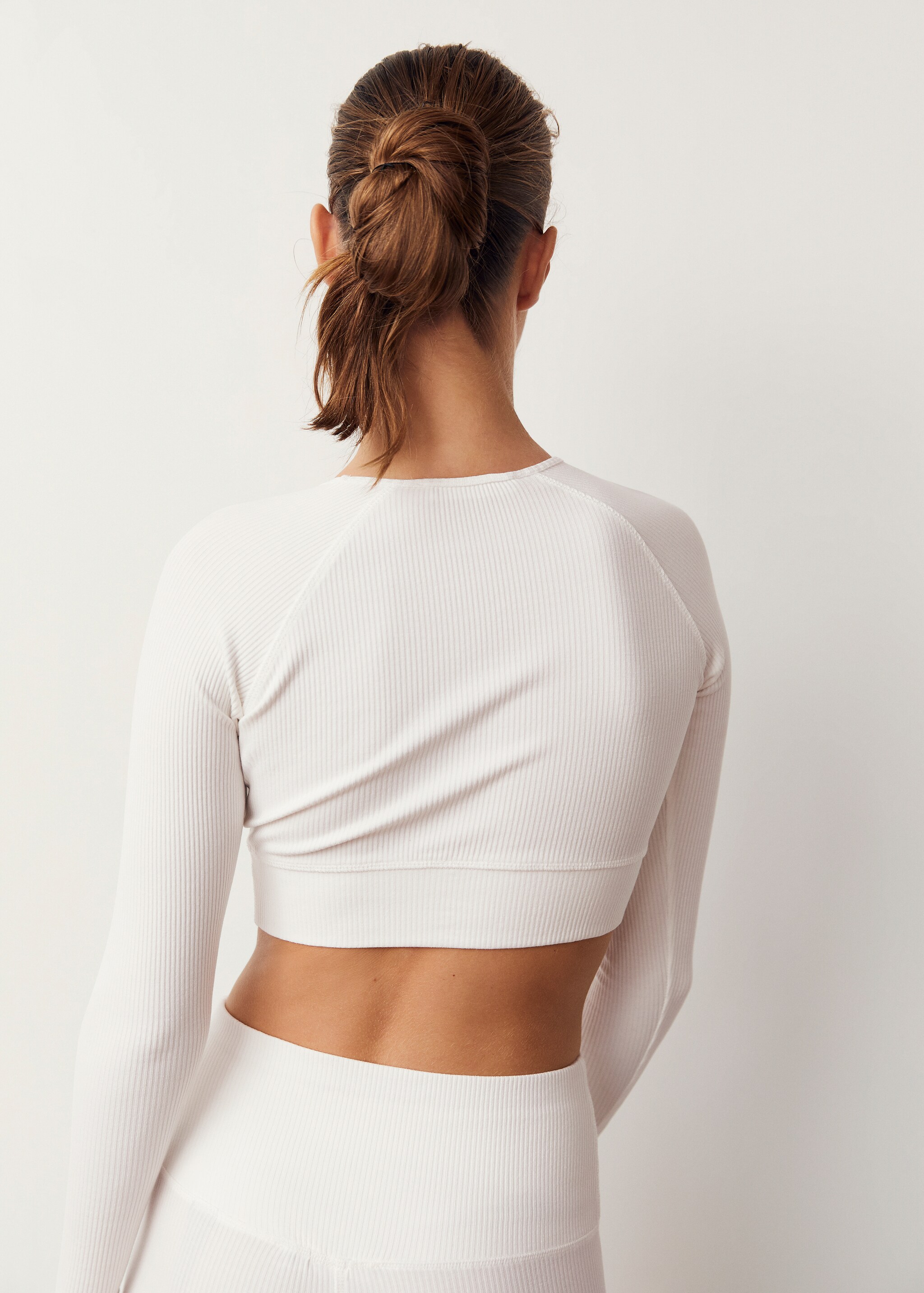 Sportovní crop top - Zadní strana zboží