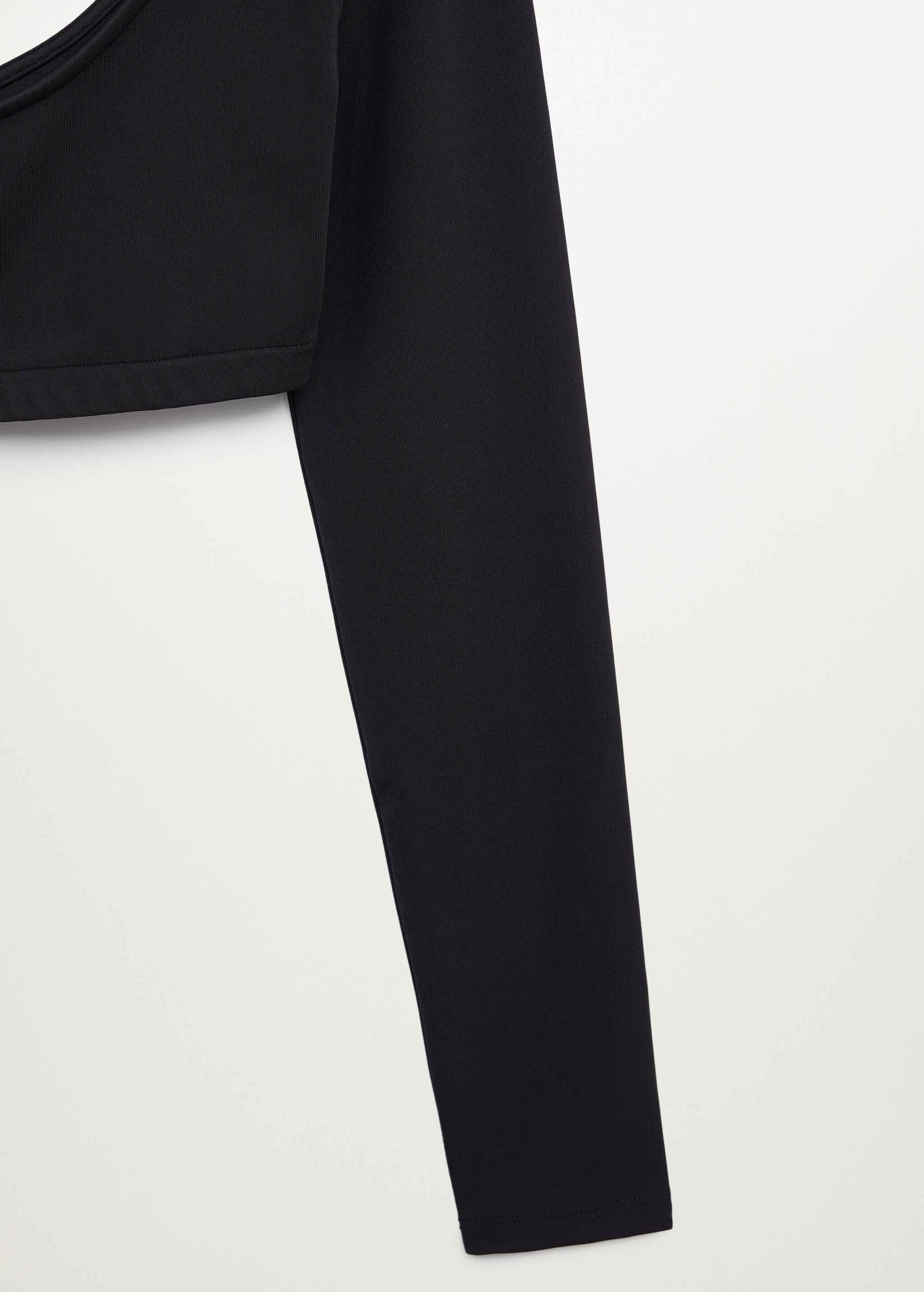 Crop top s dlouhým rukávem - Detail zboží 8
