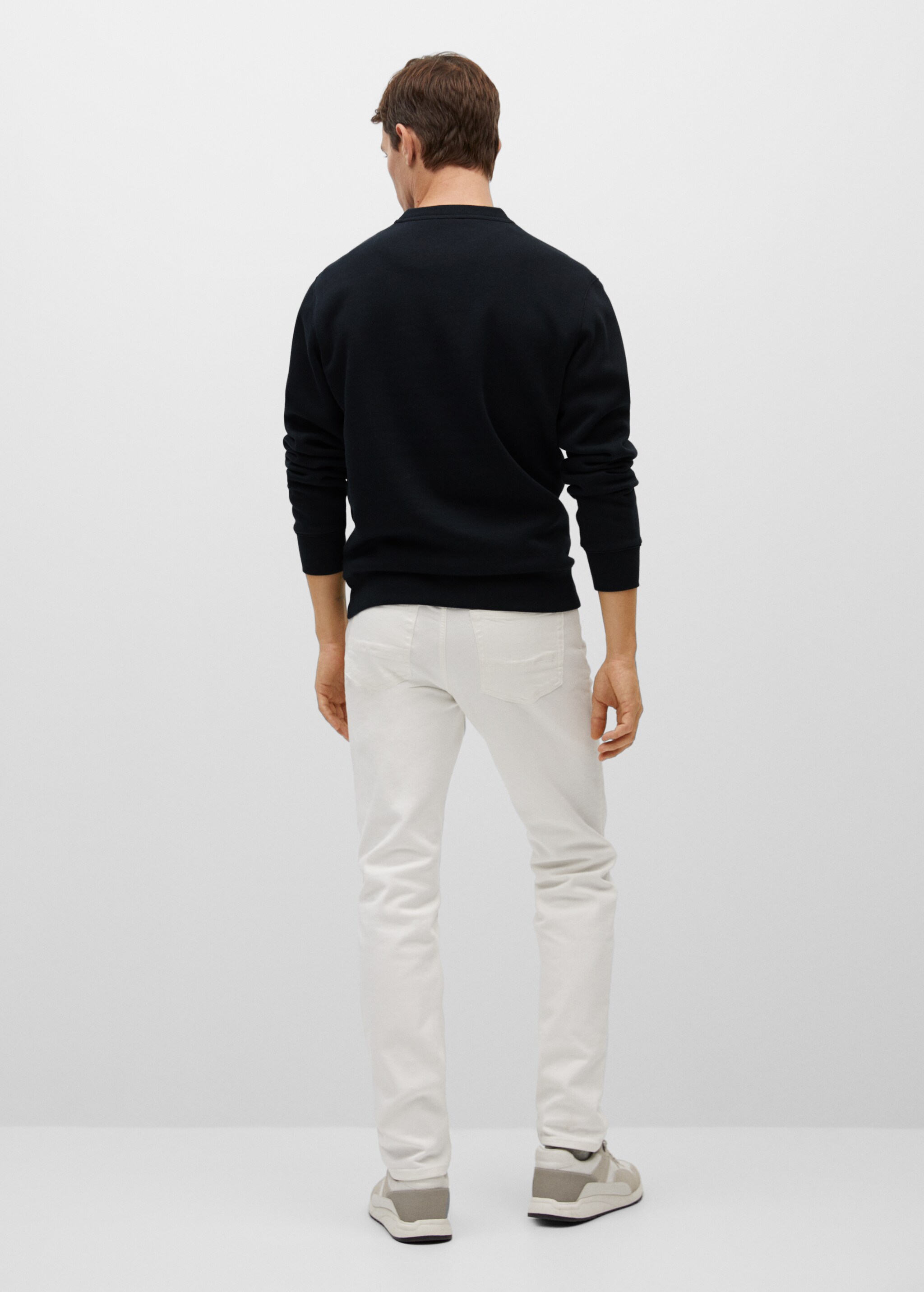 Plush cotton sweatshirt - Reverse of the article
