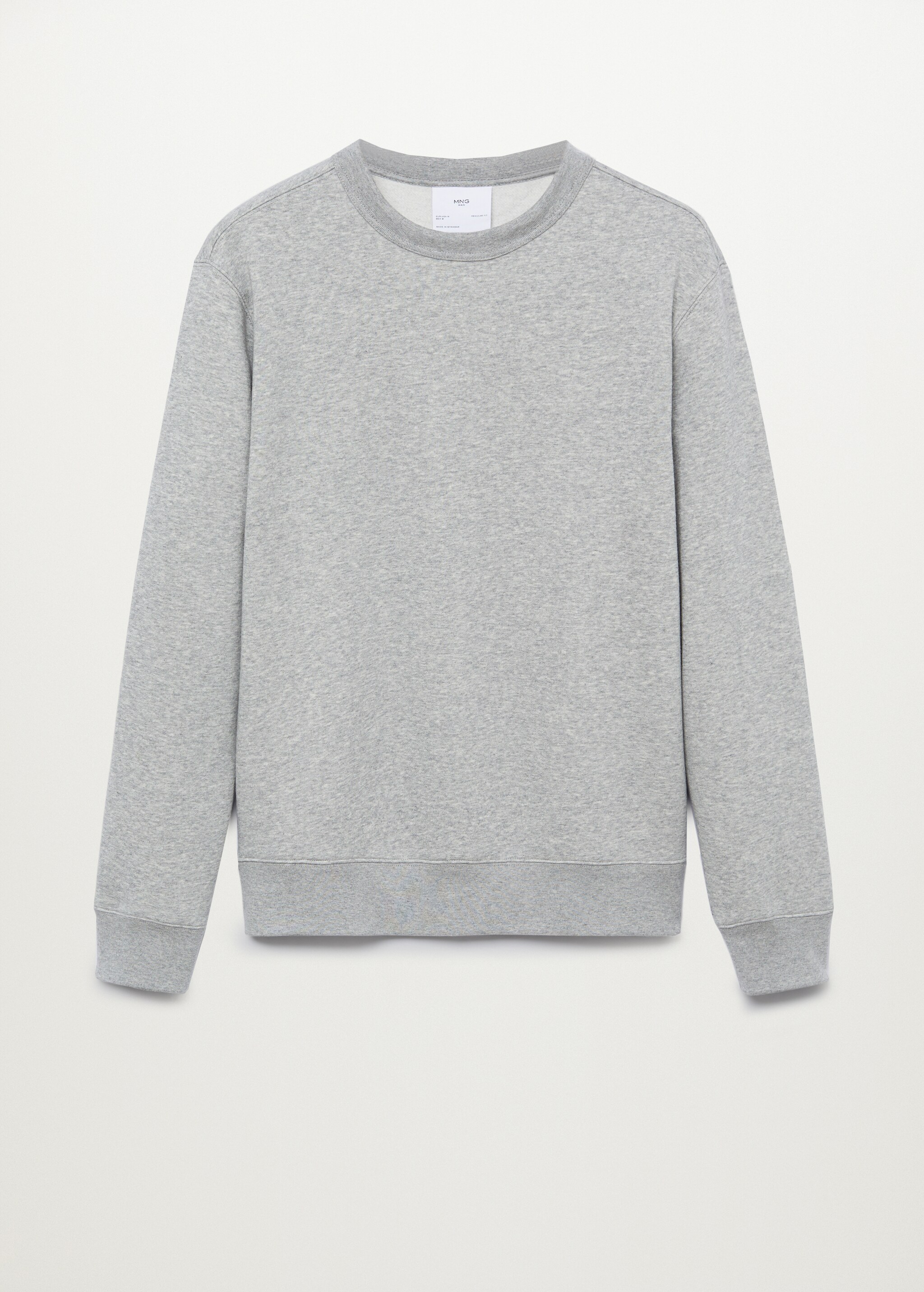 Plush cotton sweatshirt - Article without model