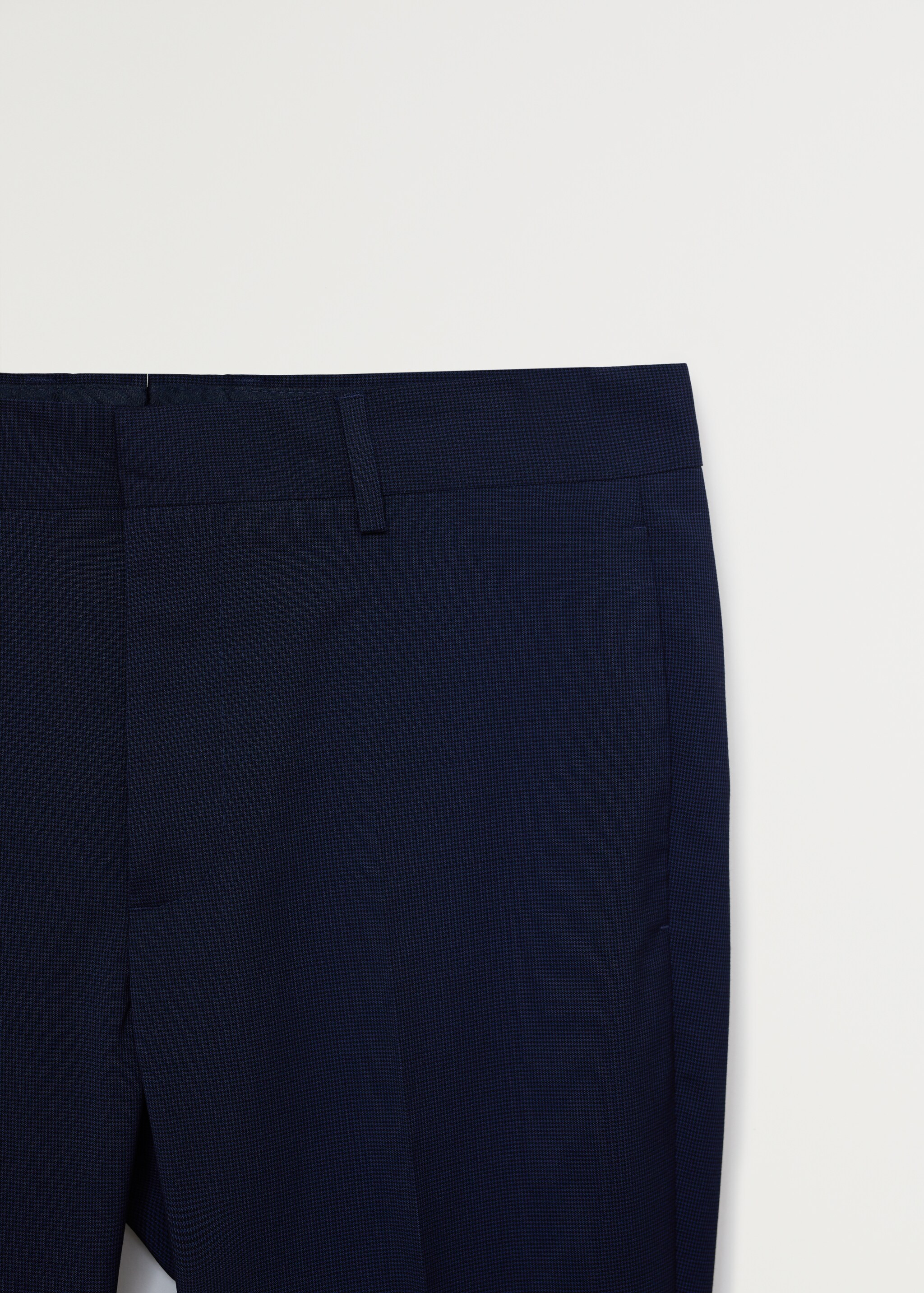 Pantalón traje super slim fit microestructura - Detalle del artículo 8