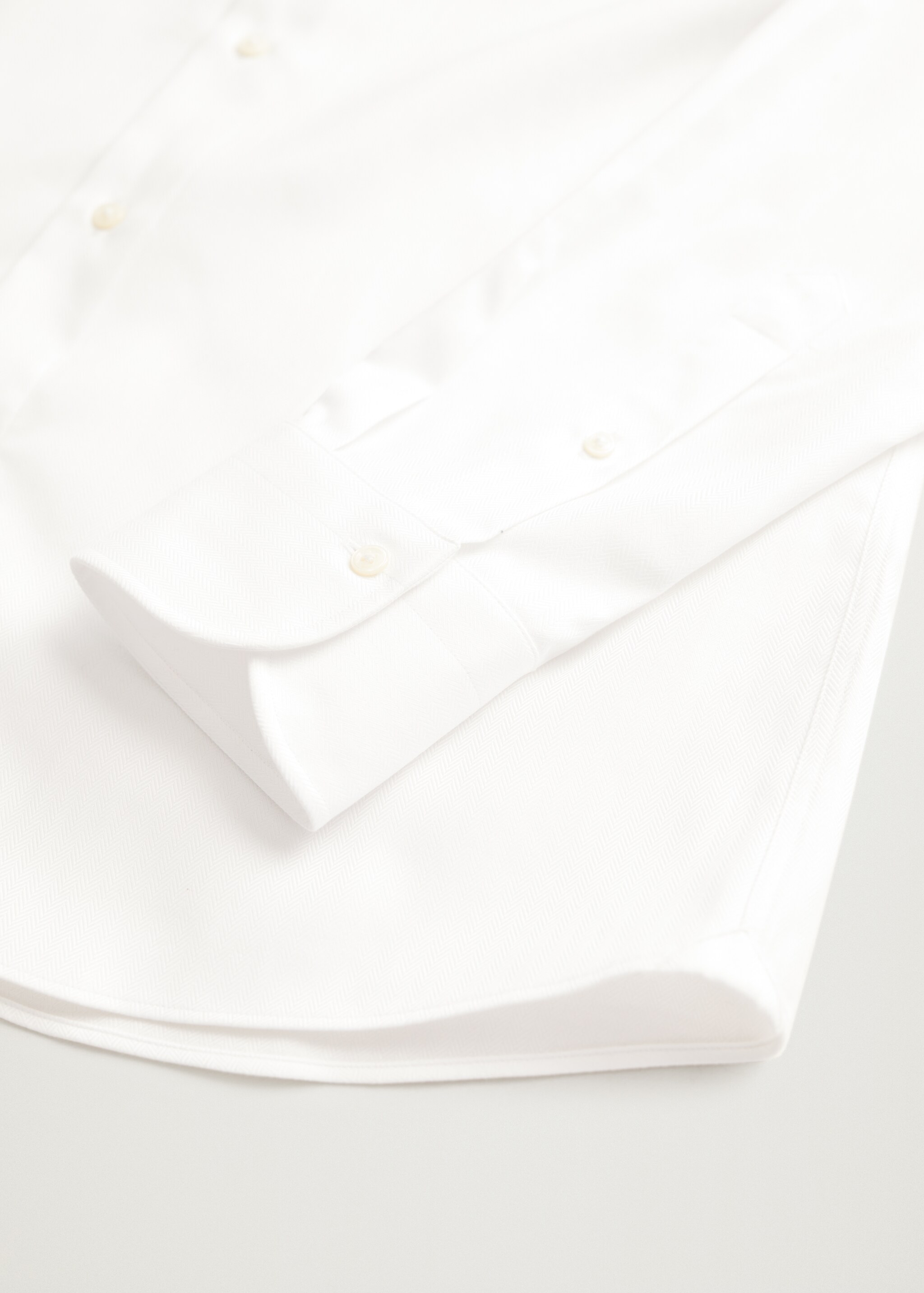 Slim fit cotton suit shirt - Details of the article 9