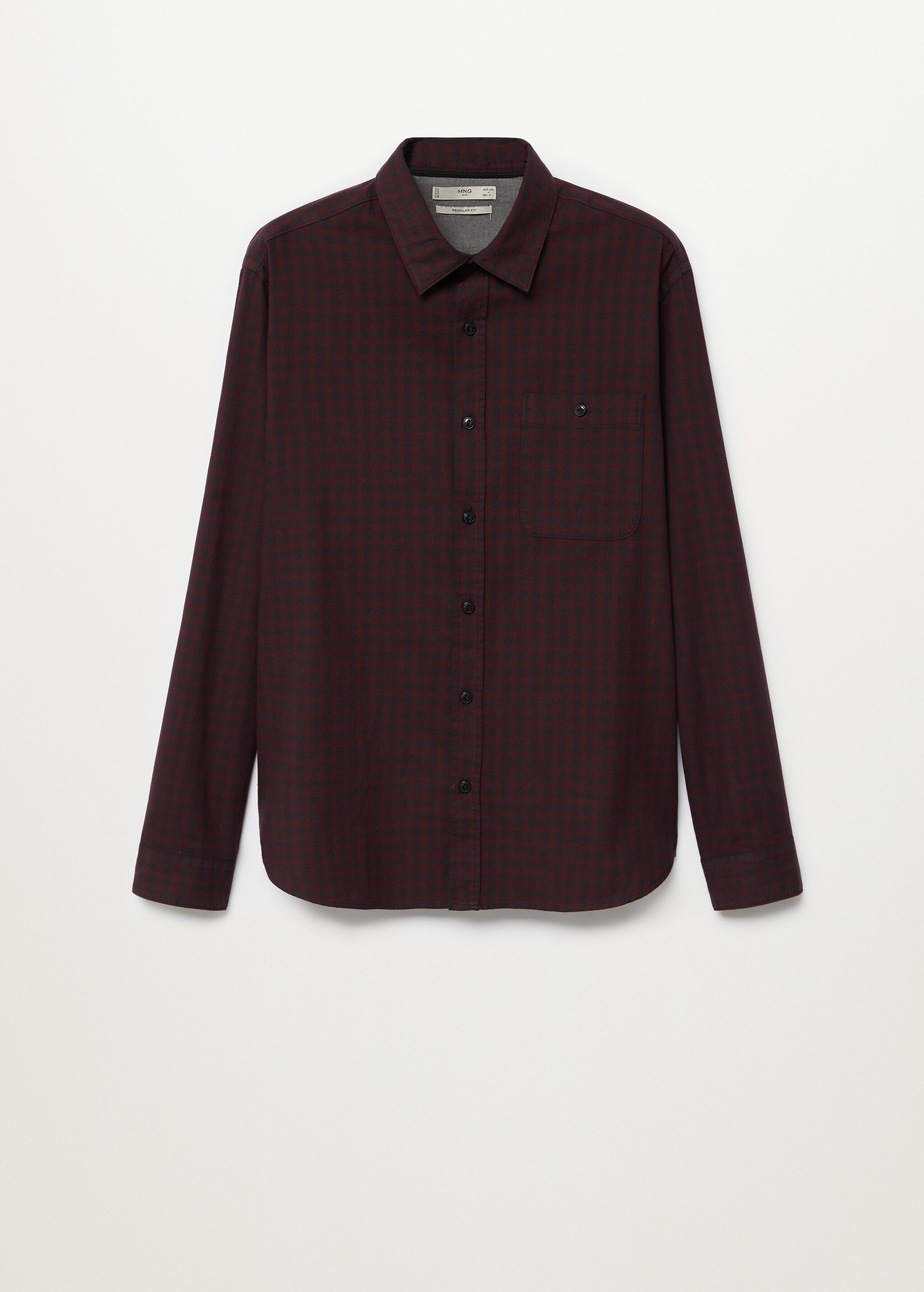 Camisa regular fit franela cuadros - Artículo sin modelo