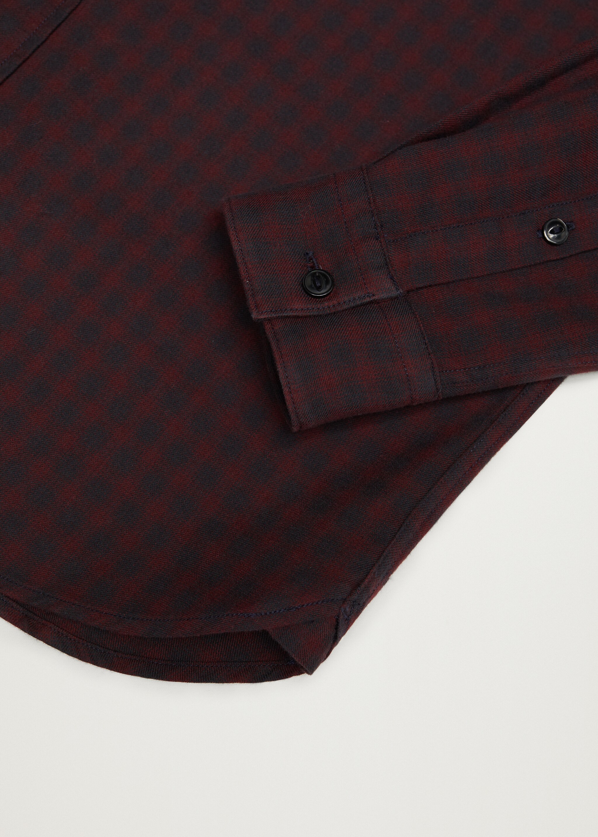 Camisa regular fit franela cuadros - Detalle del artículo 7