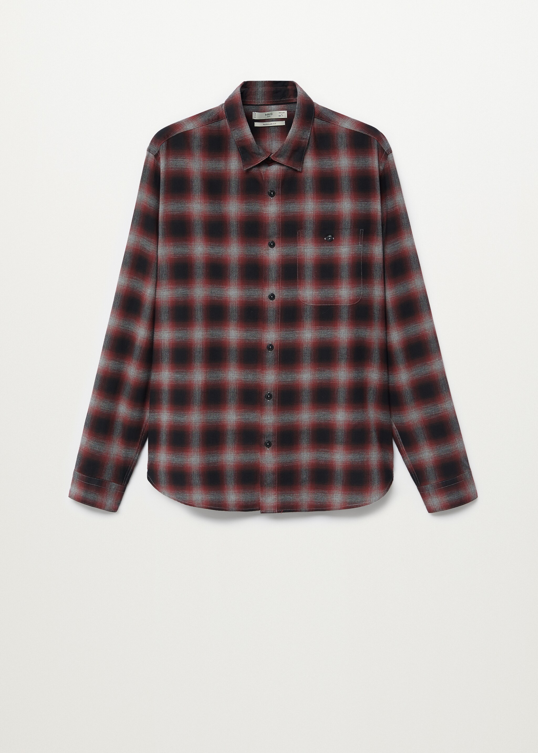 Camisa regular fit franela cuadros - Artículo sin modelo