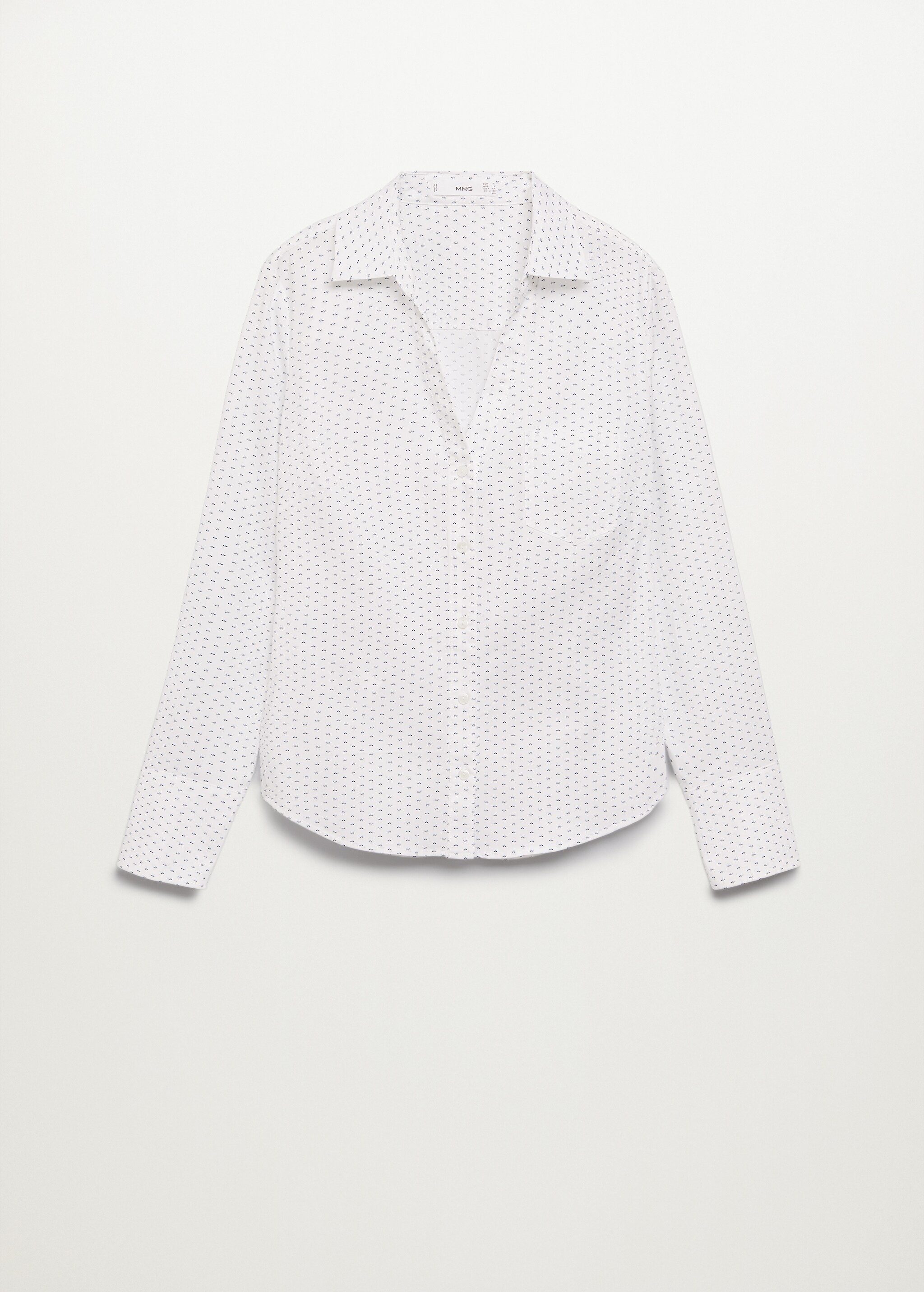 Micro print shirt - Article without model