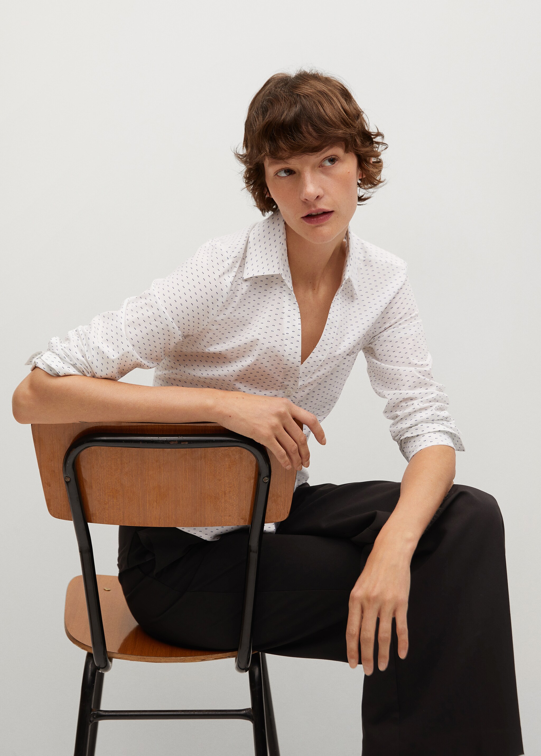 Micro print shirt - Details of the article 2