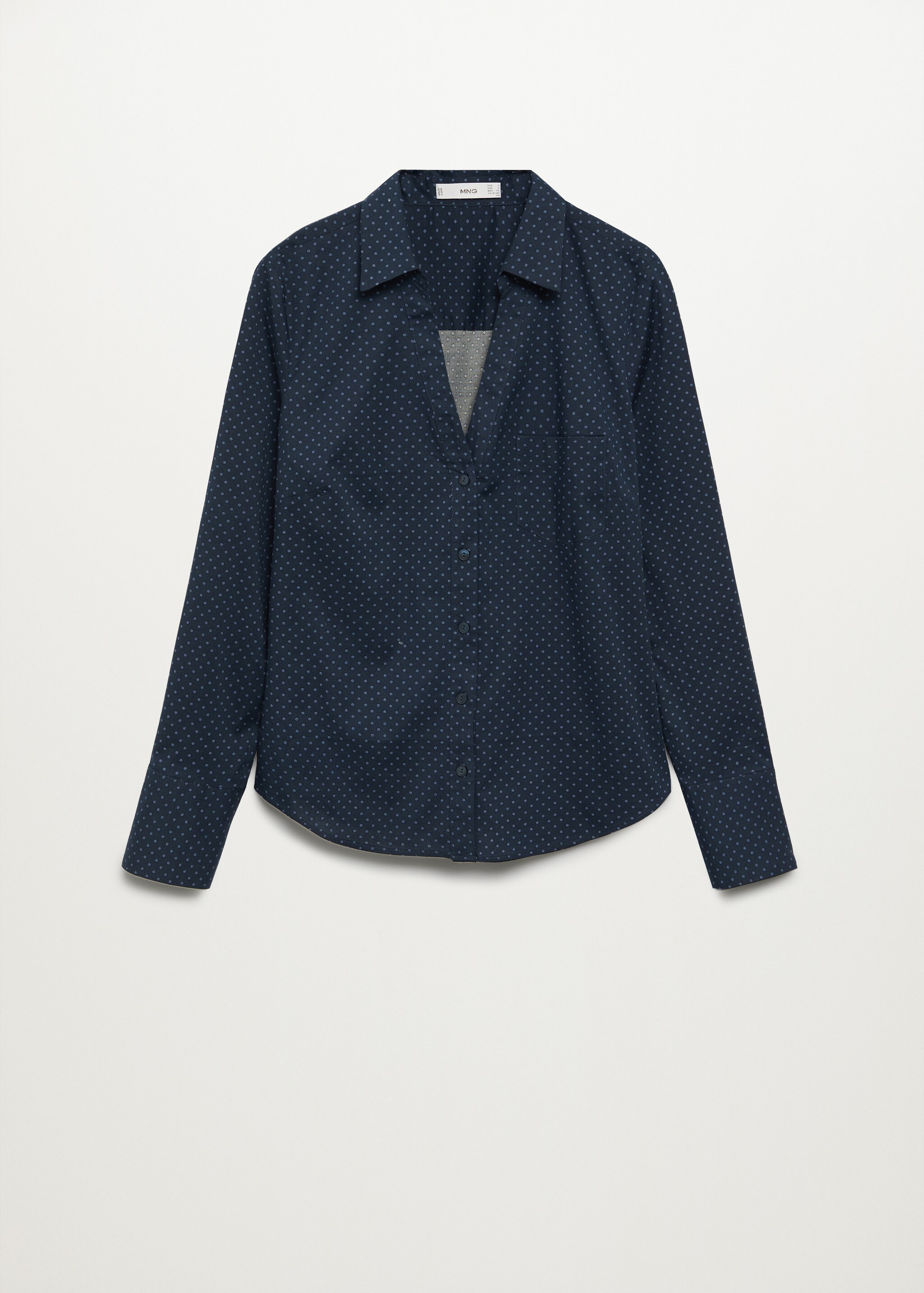 Micro print shirt - Article without model