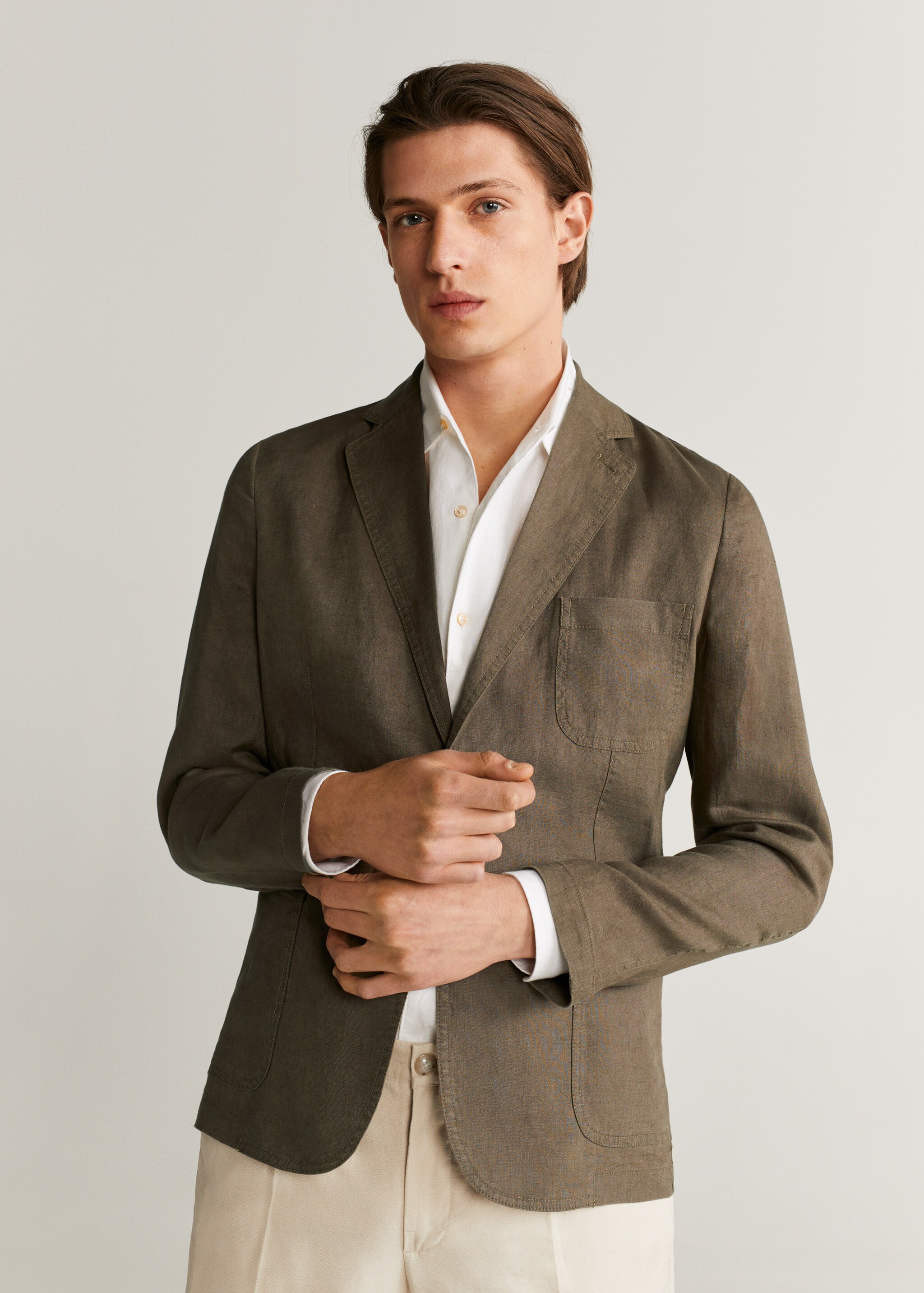 Americana slim fit 100% lino - Detalle del artículo 3