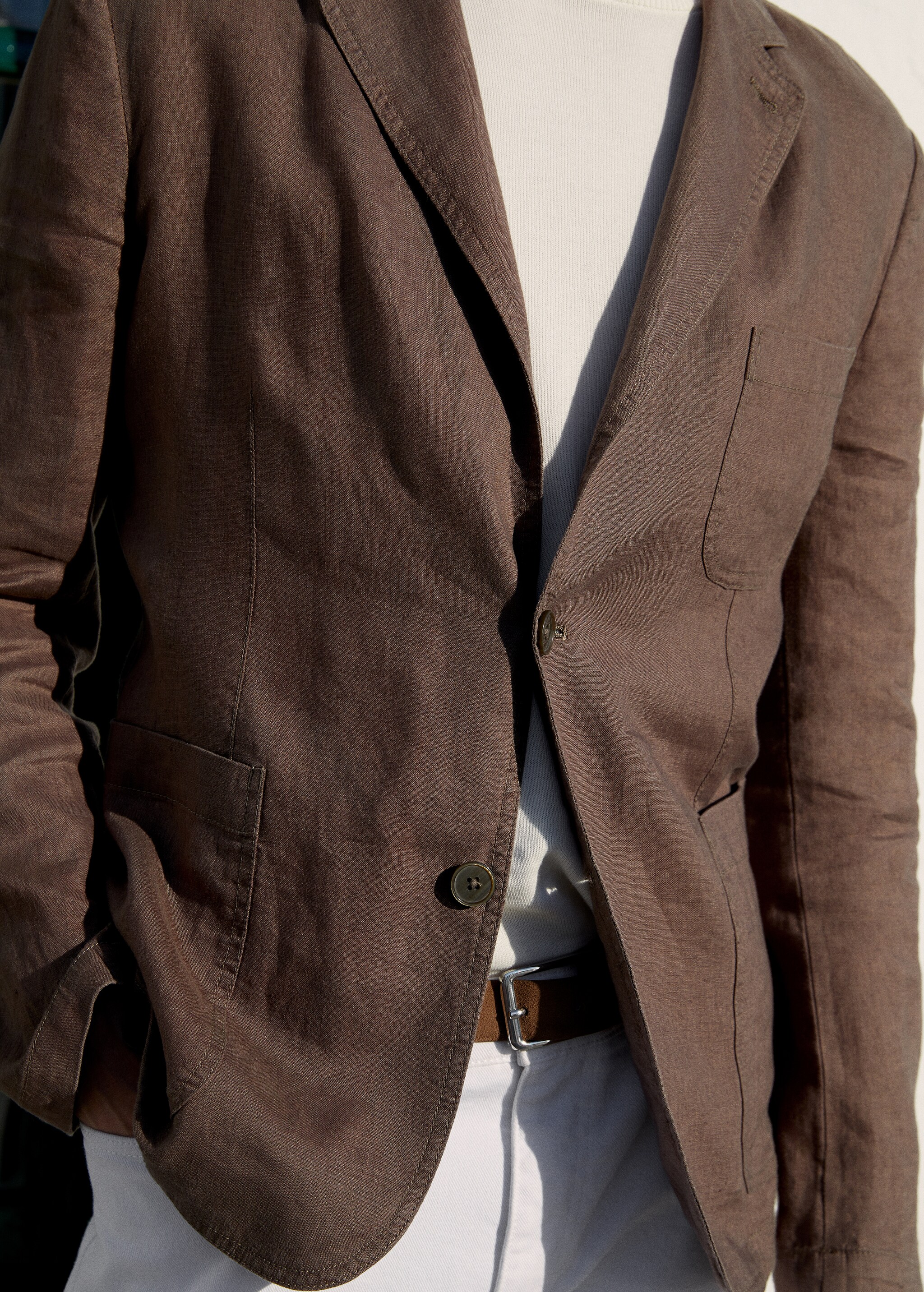 Americana slim fit 100% lino - Detalle del artículo 5
