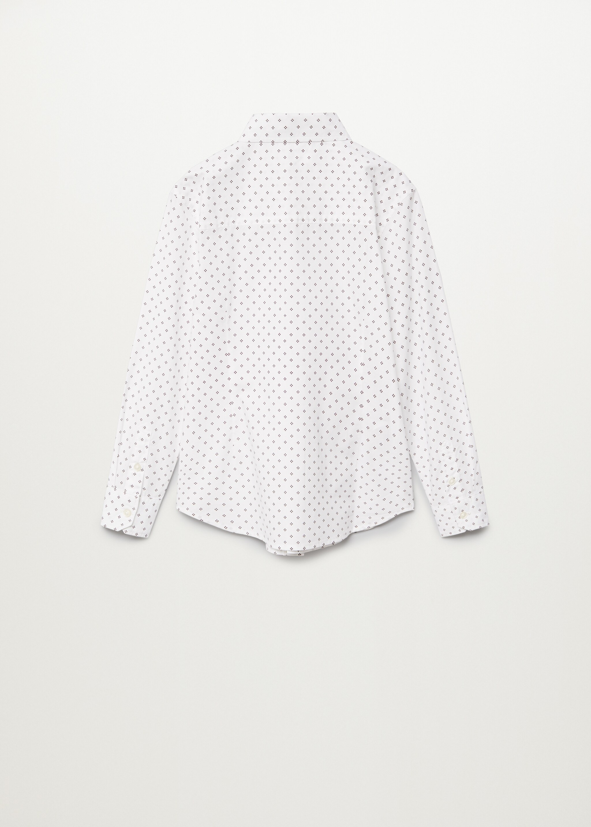 Camisa cotó estampada - Revers de l'article