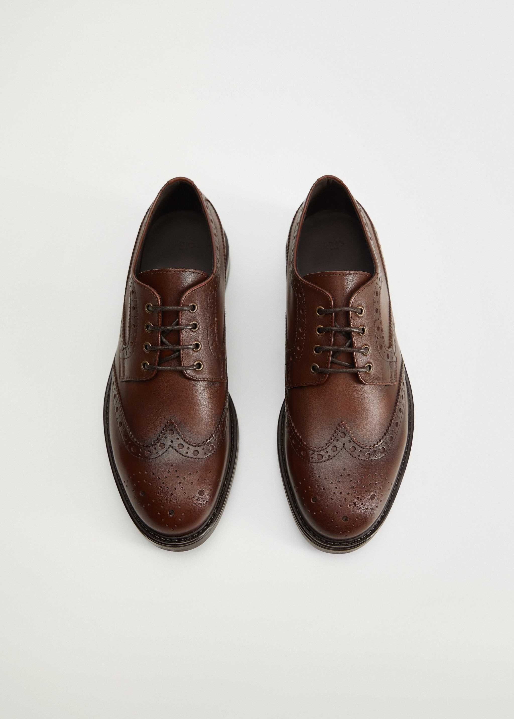 Zapato blucher piel troquelados - Detalle del artículo 1