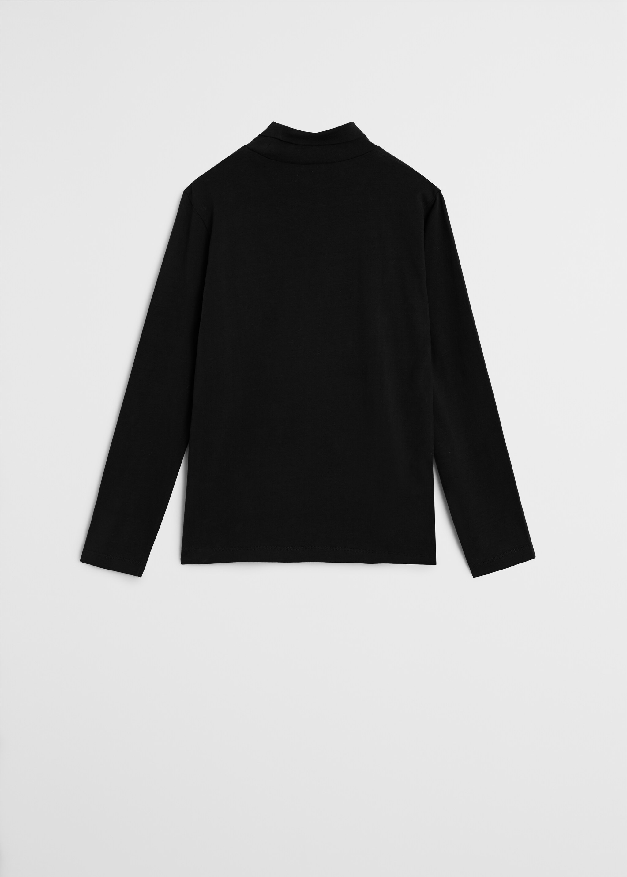 Camiseta algodón orgánico cuello alto - Reverso del artículo