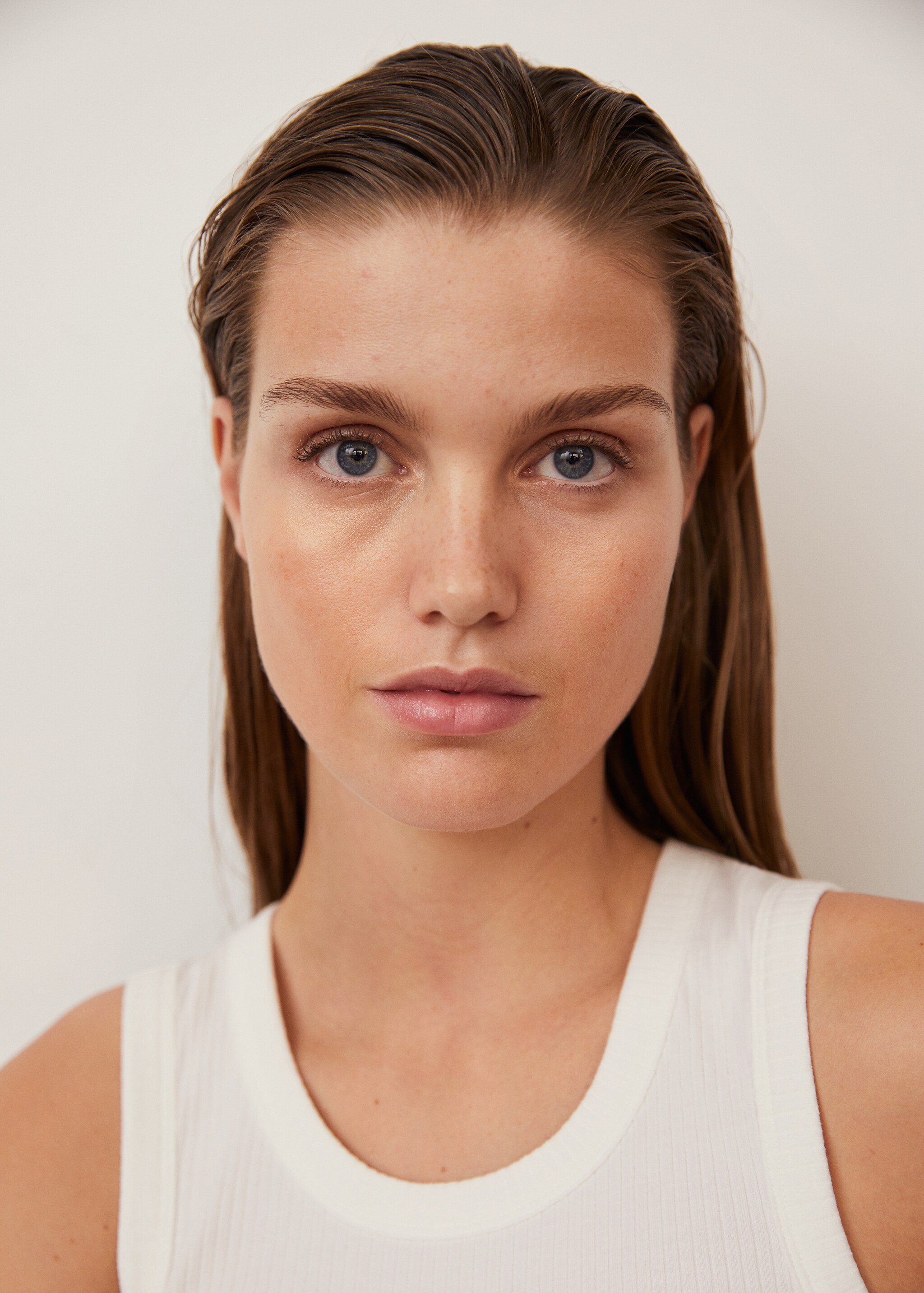 Ribbed crop top - Details of the article 1