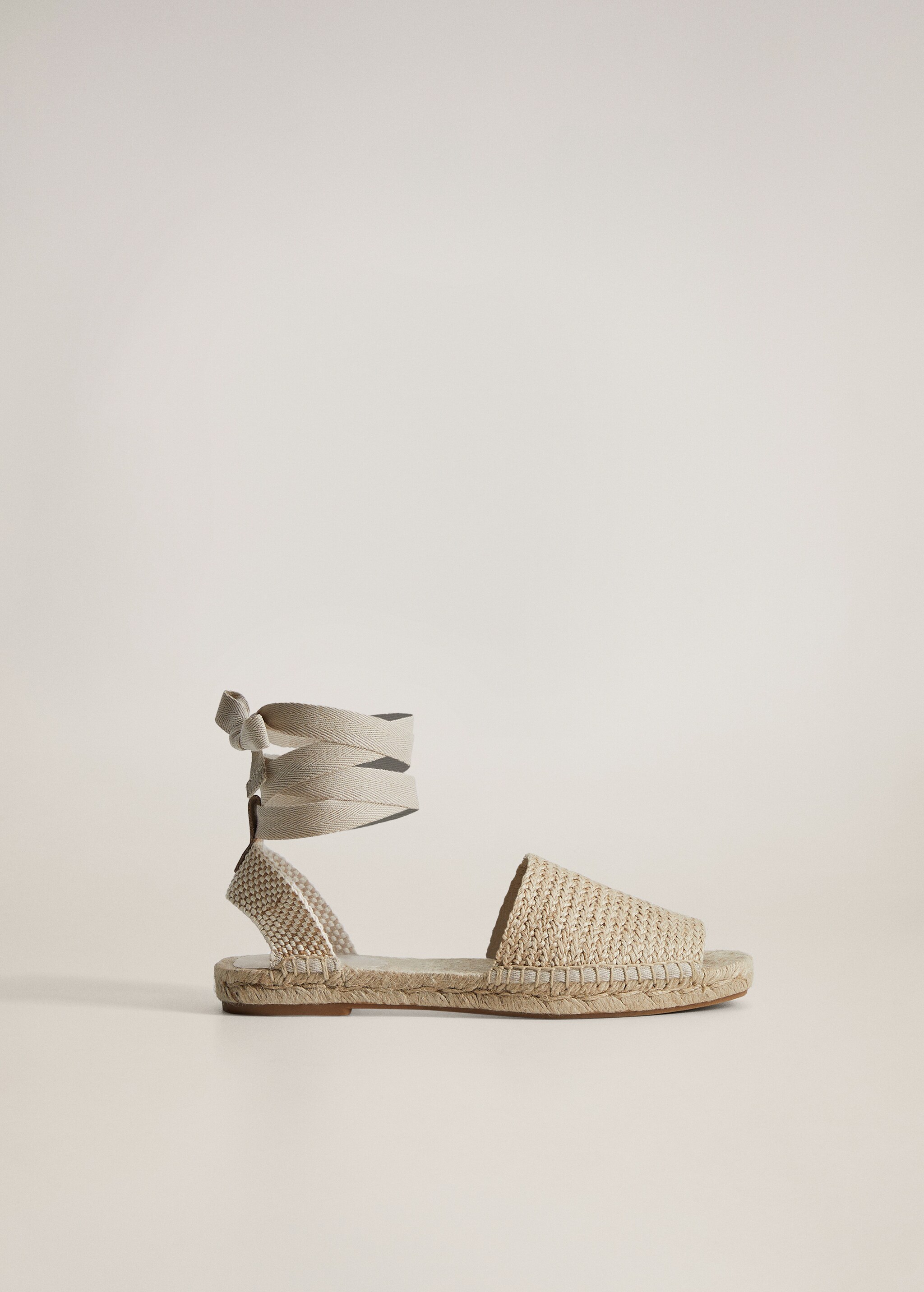 Alpargata destalonada cordones - Artículo sin modelo