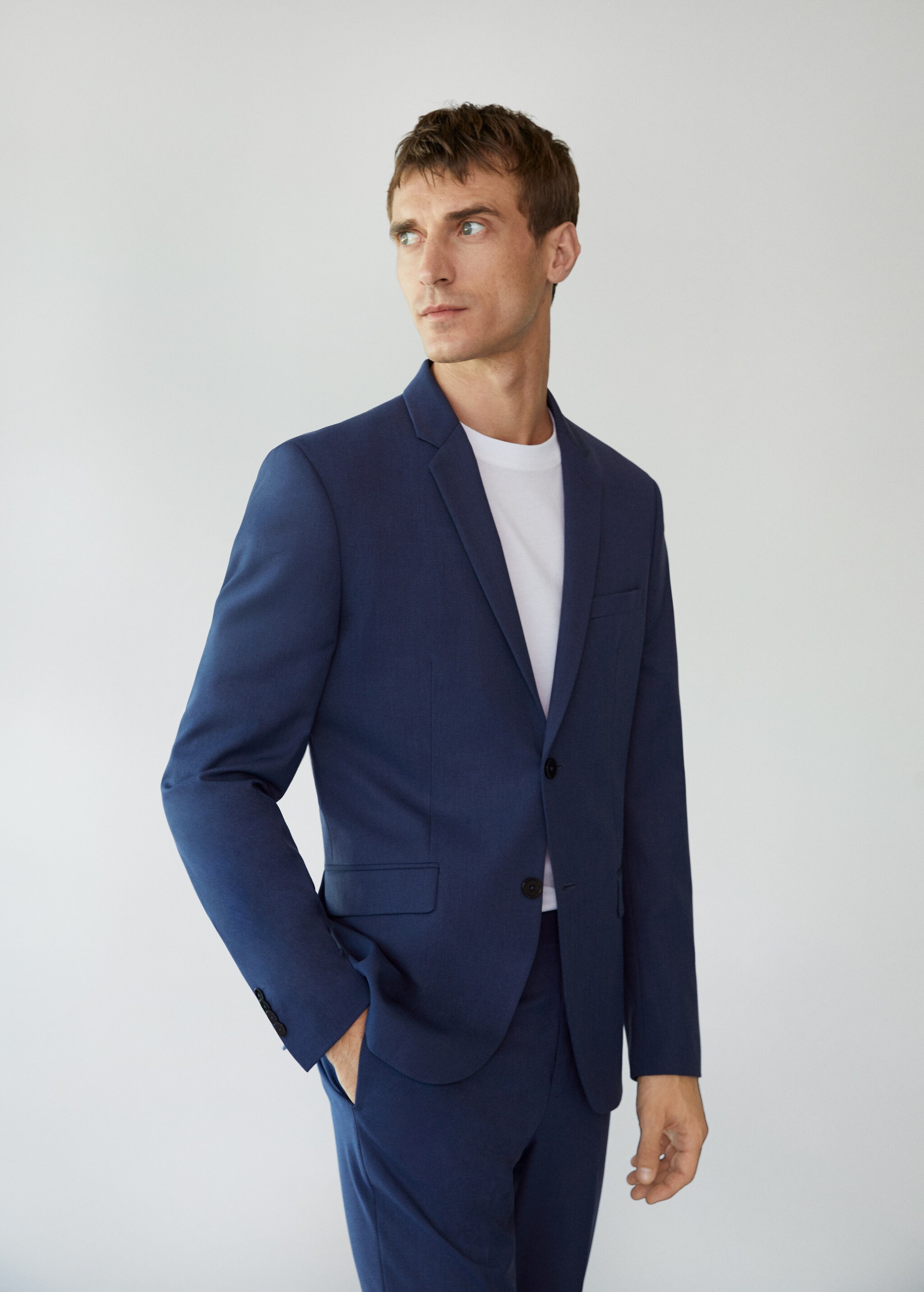 Oblekové sako super slim fit - Detail zboží 3