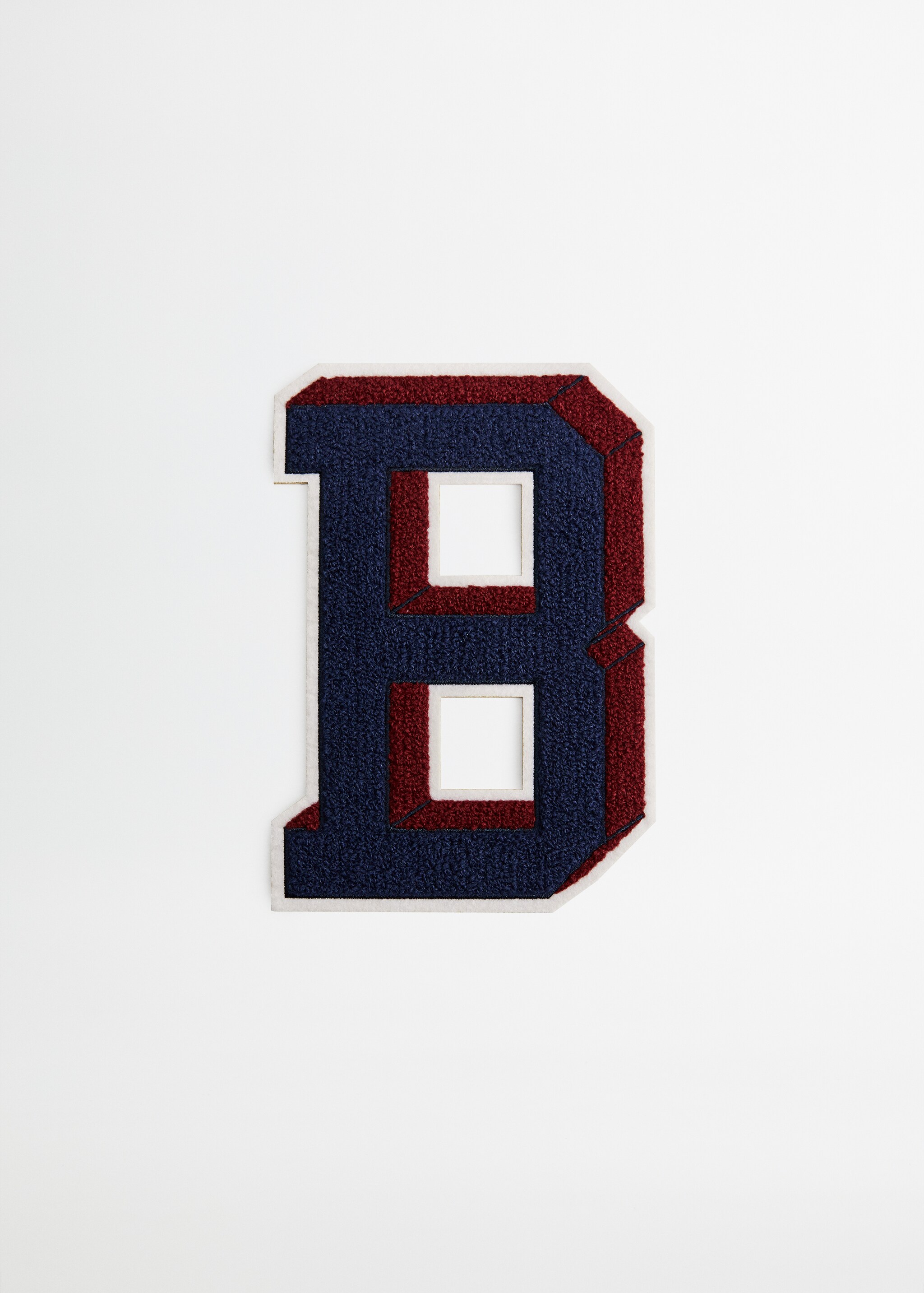 Large letter decorative patch - Article without model