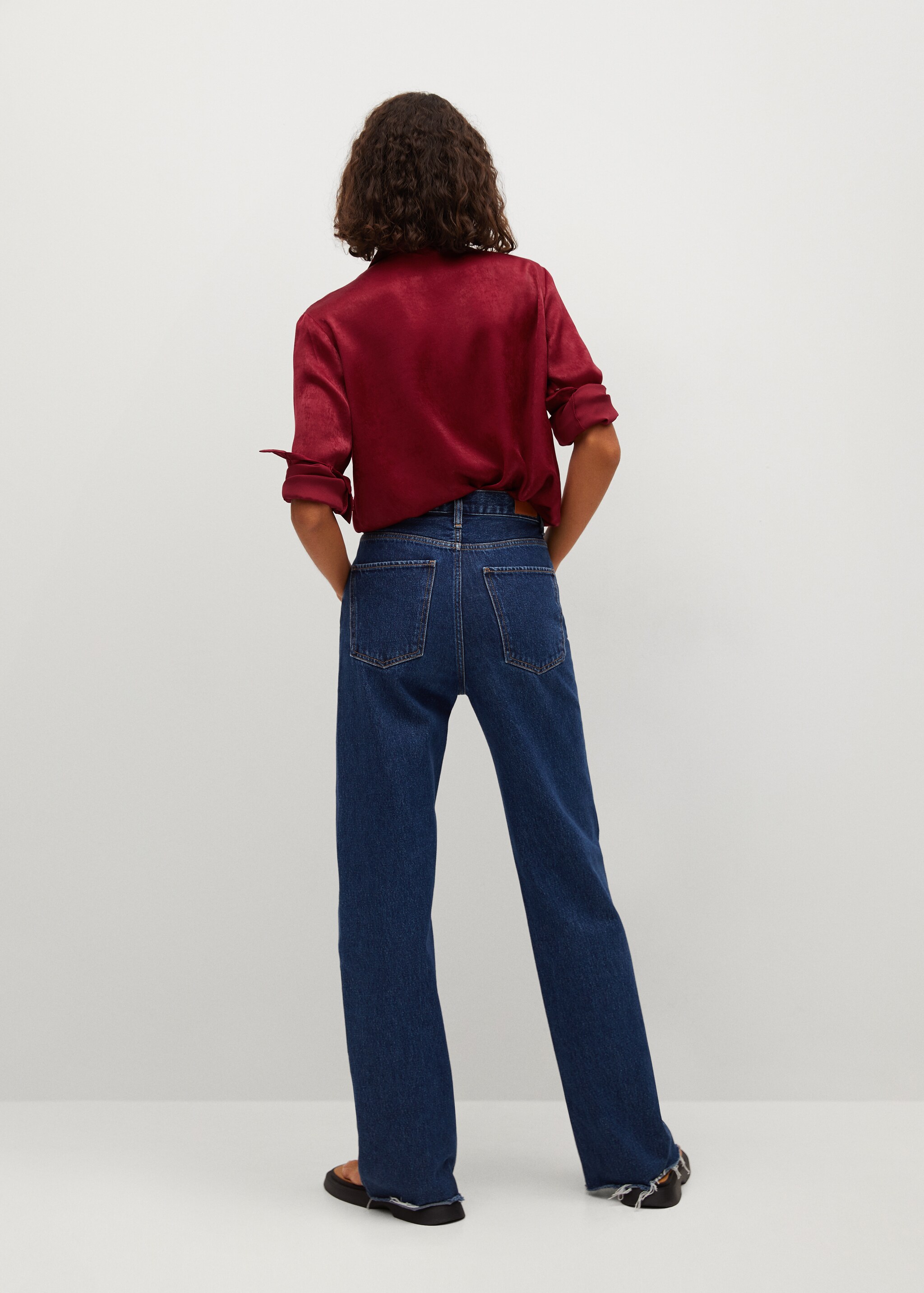 Camisa satinada - Reverso del artículo