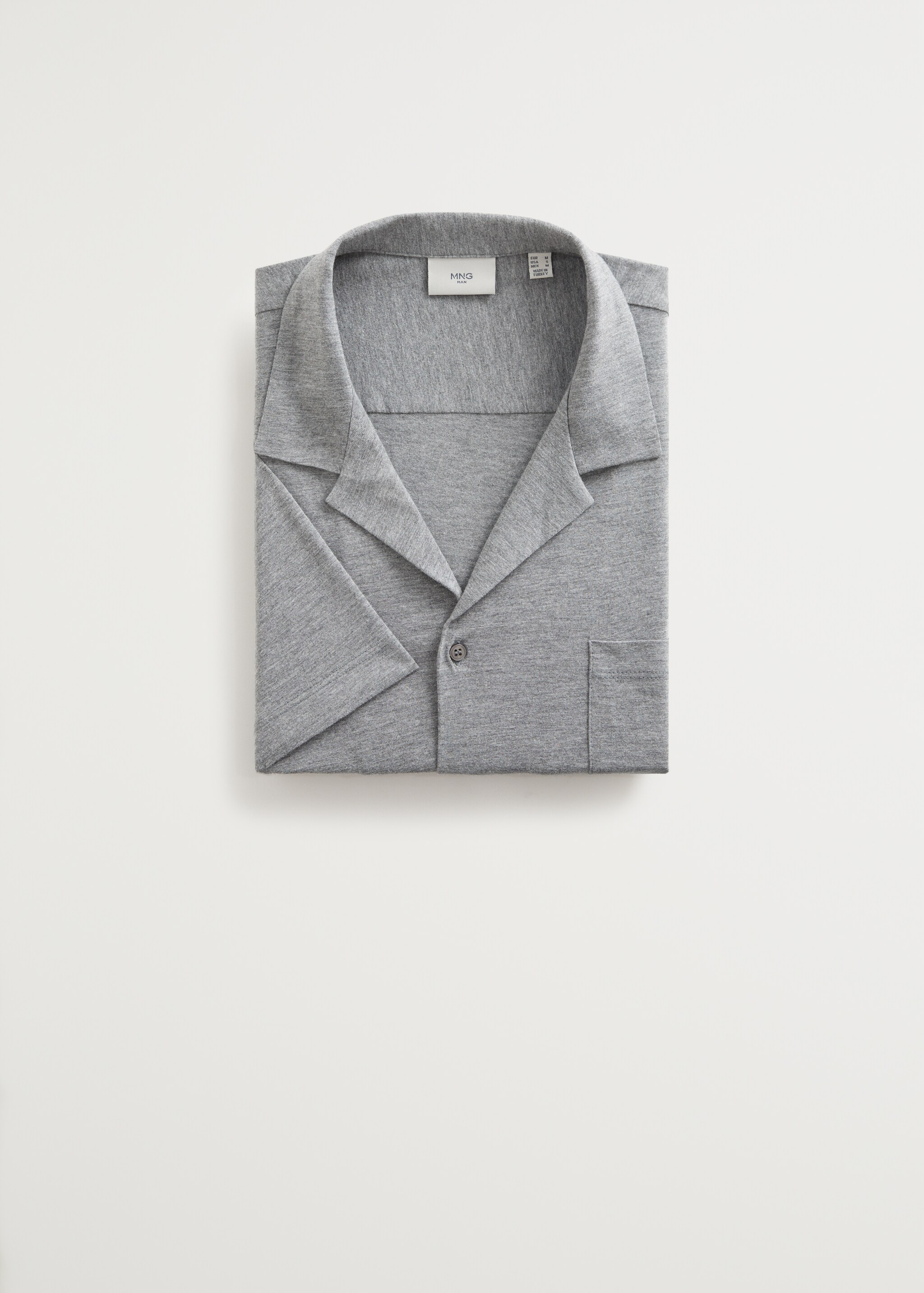 Cotton knit shirt - Article without model