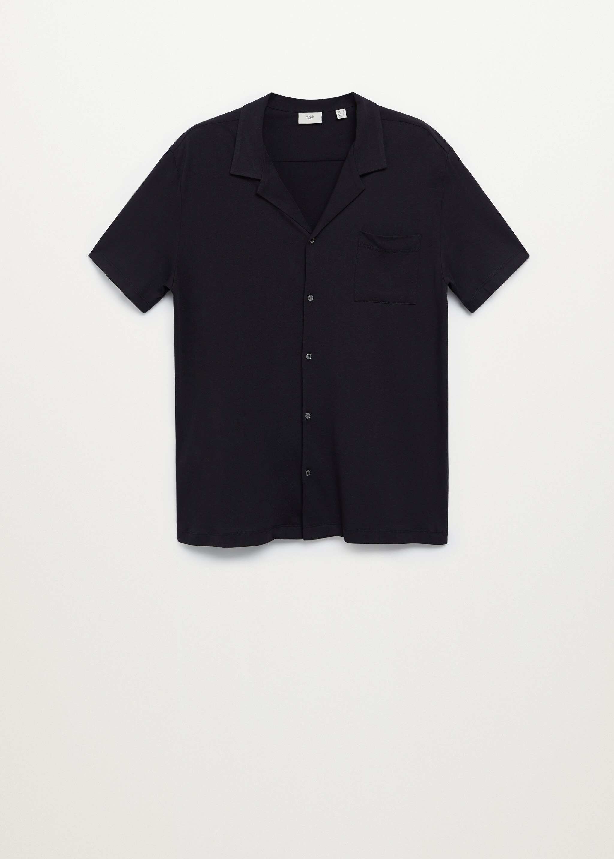 Cotton knit shirt - Article without model