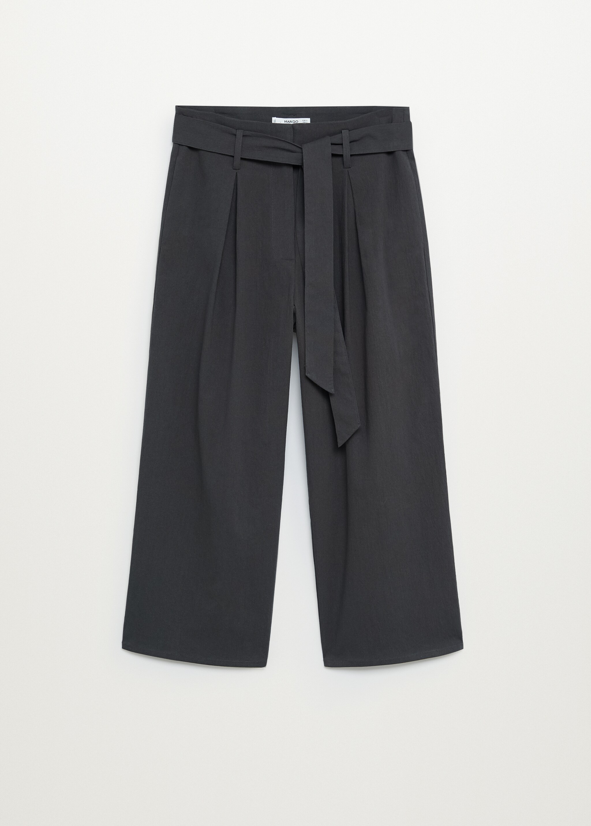 Pantalón crop cinturón - Artículo sin modelo