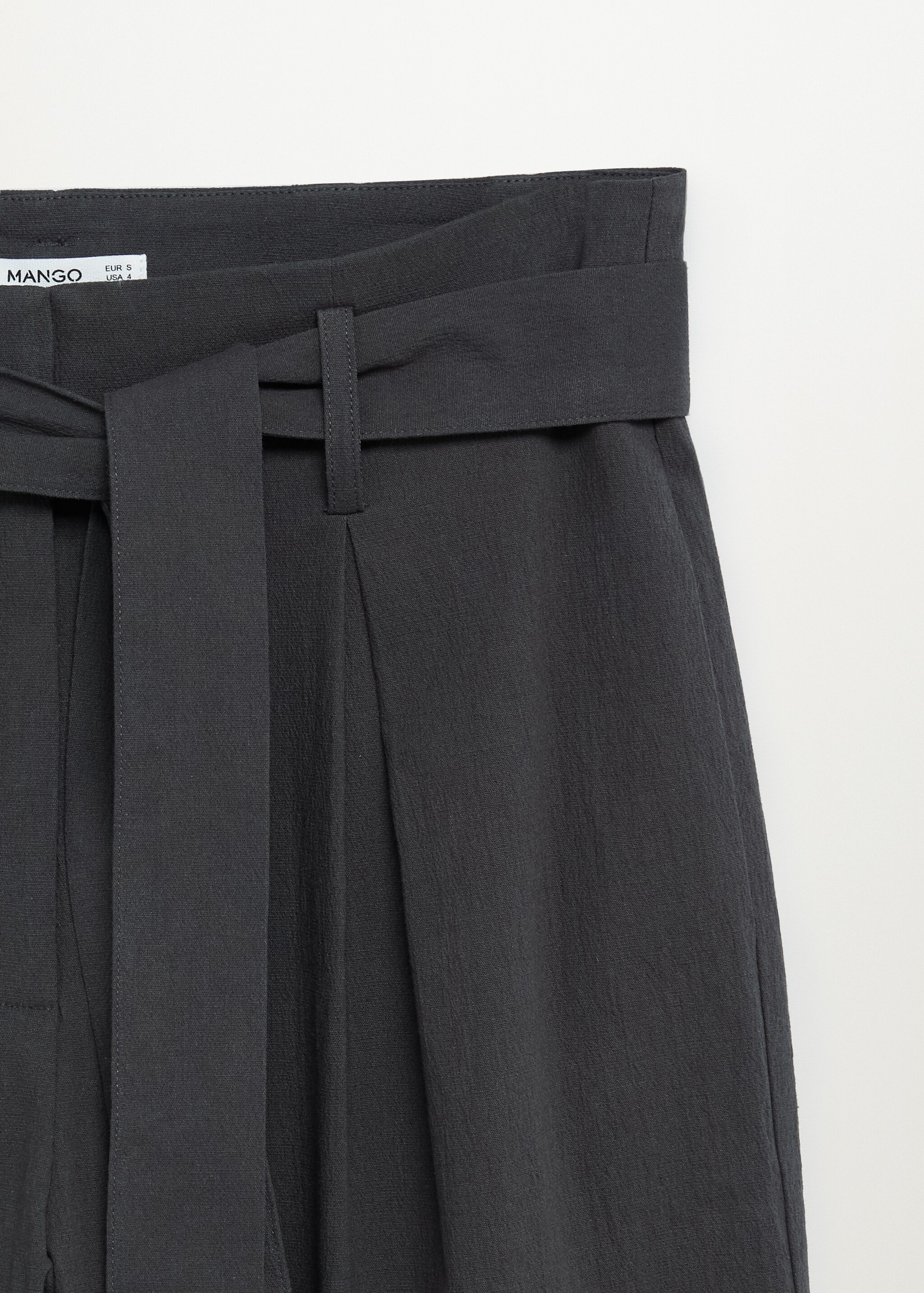 Pantalón crop cinturón - Detalle del artículo 8
