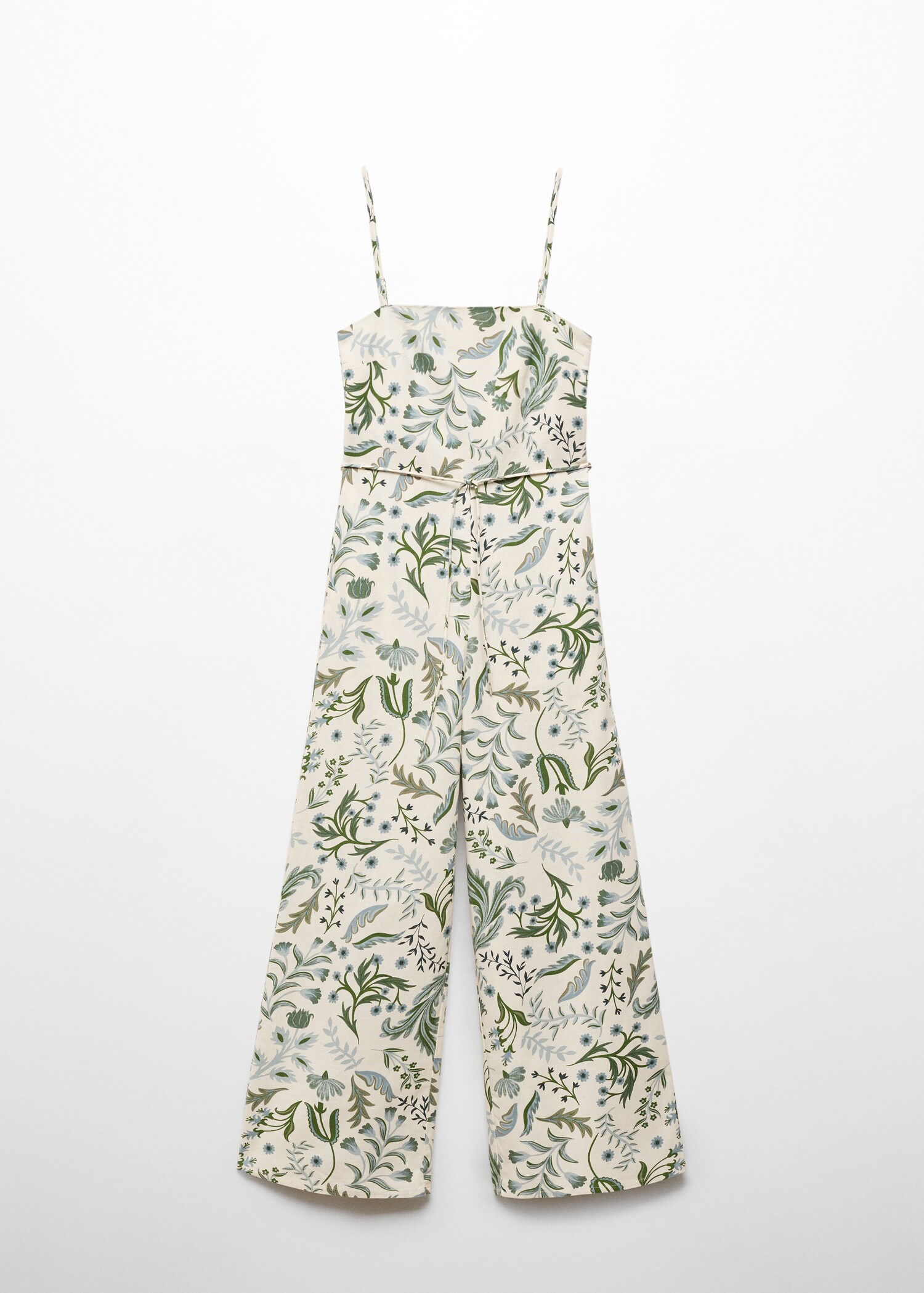 Printed jumpsuit with bow - Article without model
