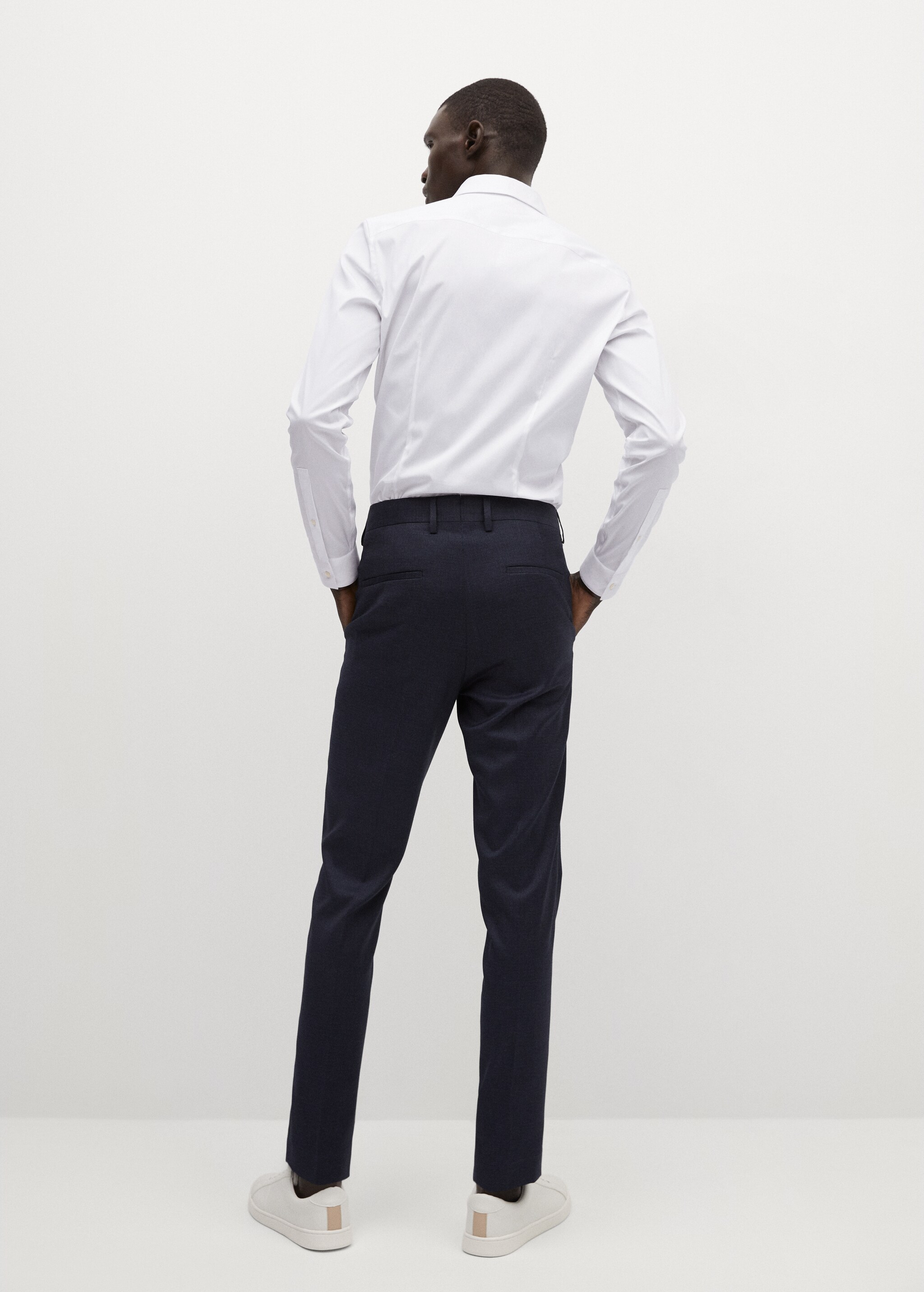 Obleková košile super slim fit ze strečové bavlny - Zadní strana zboží