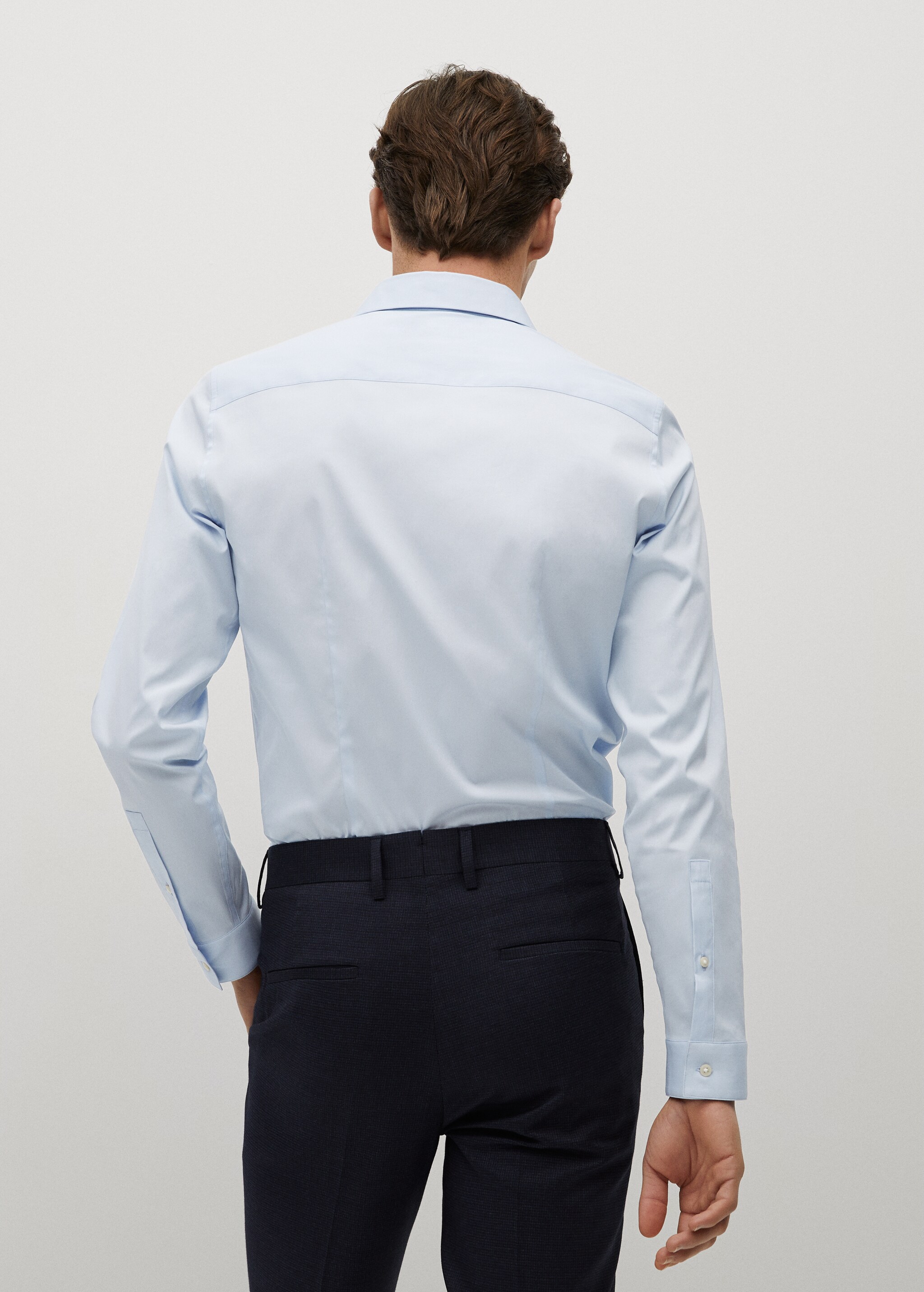 Obleková košile super slim fit ze strečové bavlny - Zadní strana zboží
