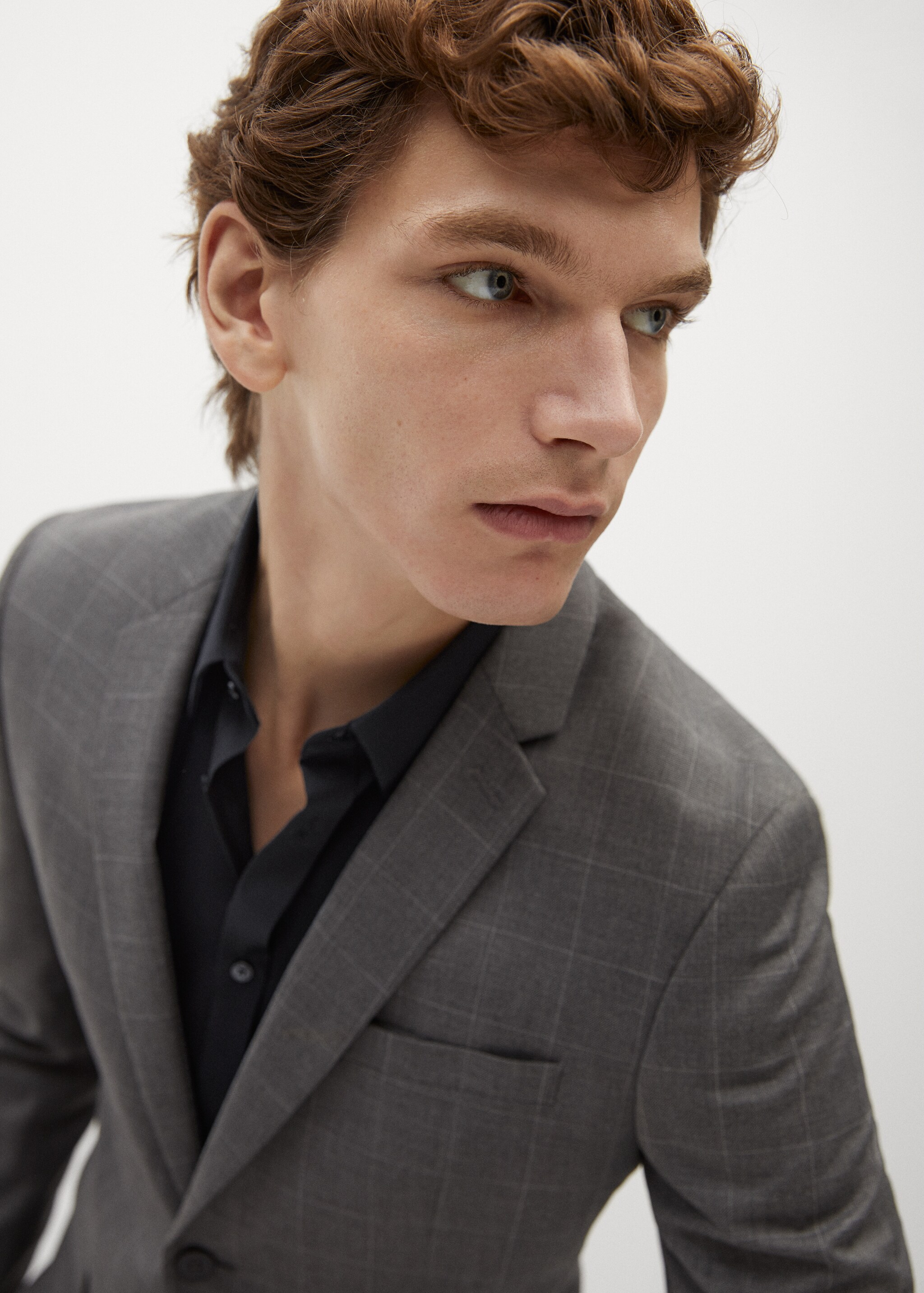 Obleková košile super slim fit ze strečové bavlny - Detail zboží 3