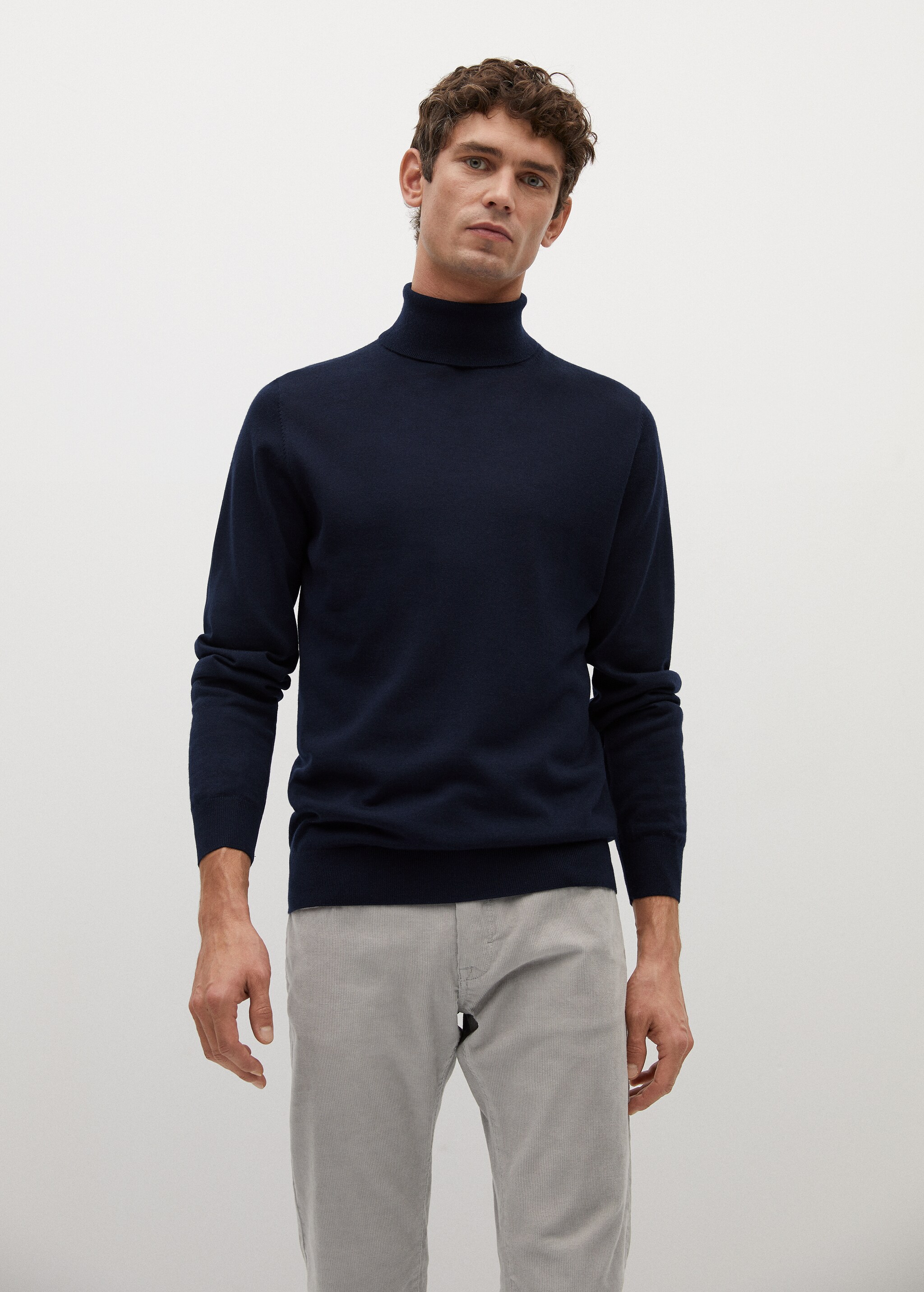 Merino wool washable sweater - Medium plane