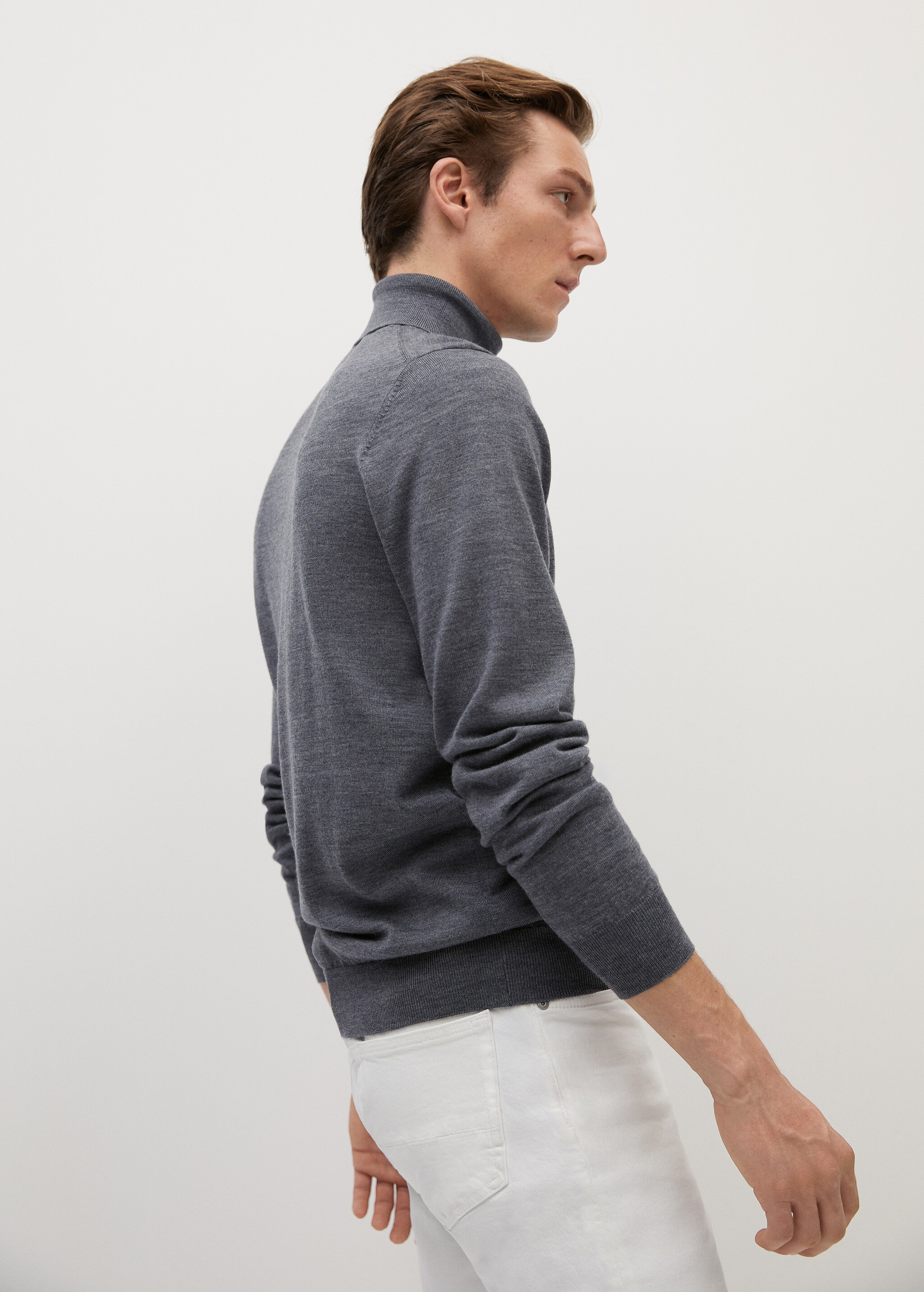 Merino wool washable sweater - Details of the article 1