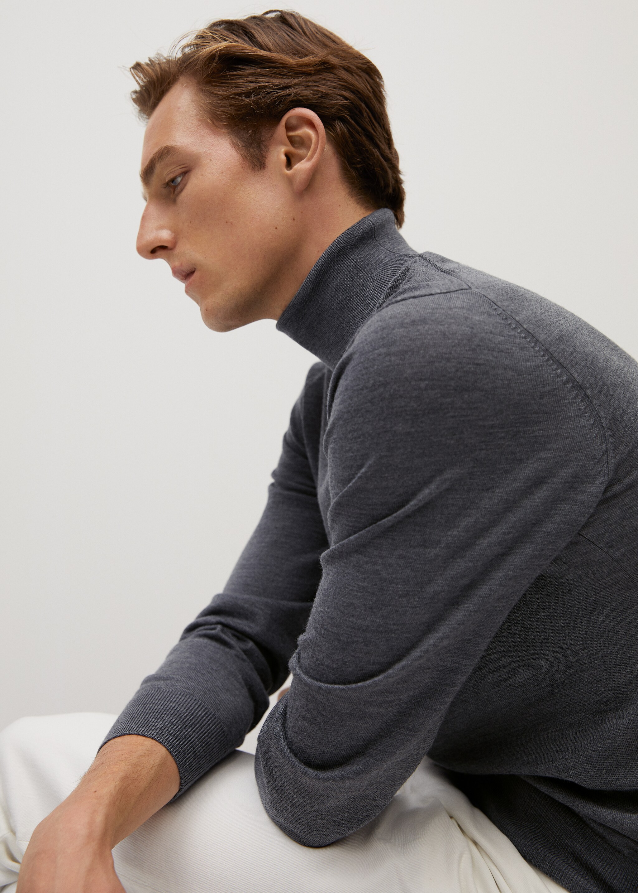 Merino wool washable sweater - Details of the article 2