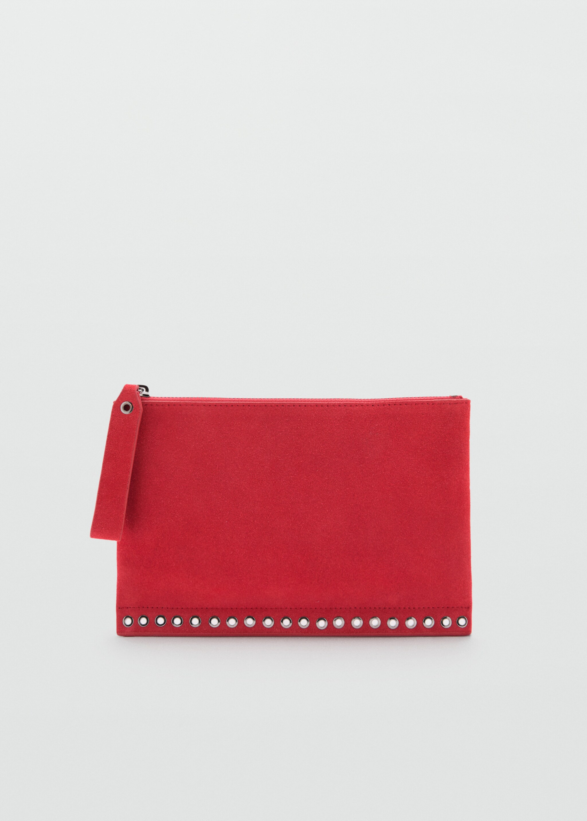 Custodia laptop fustellata pelle scamosciata - Articolo senza modello, Rosso. Ref: 87174089-00.