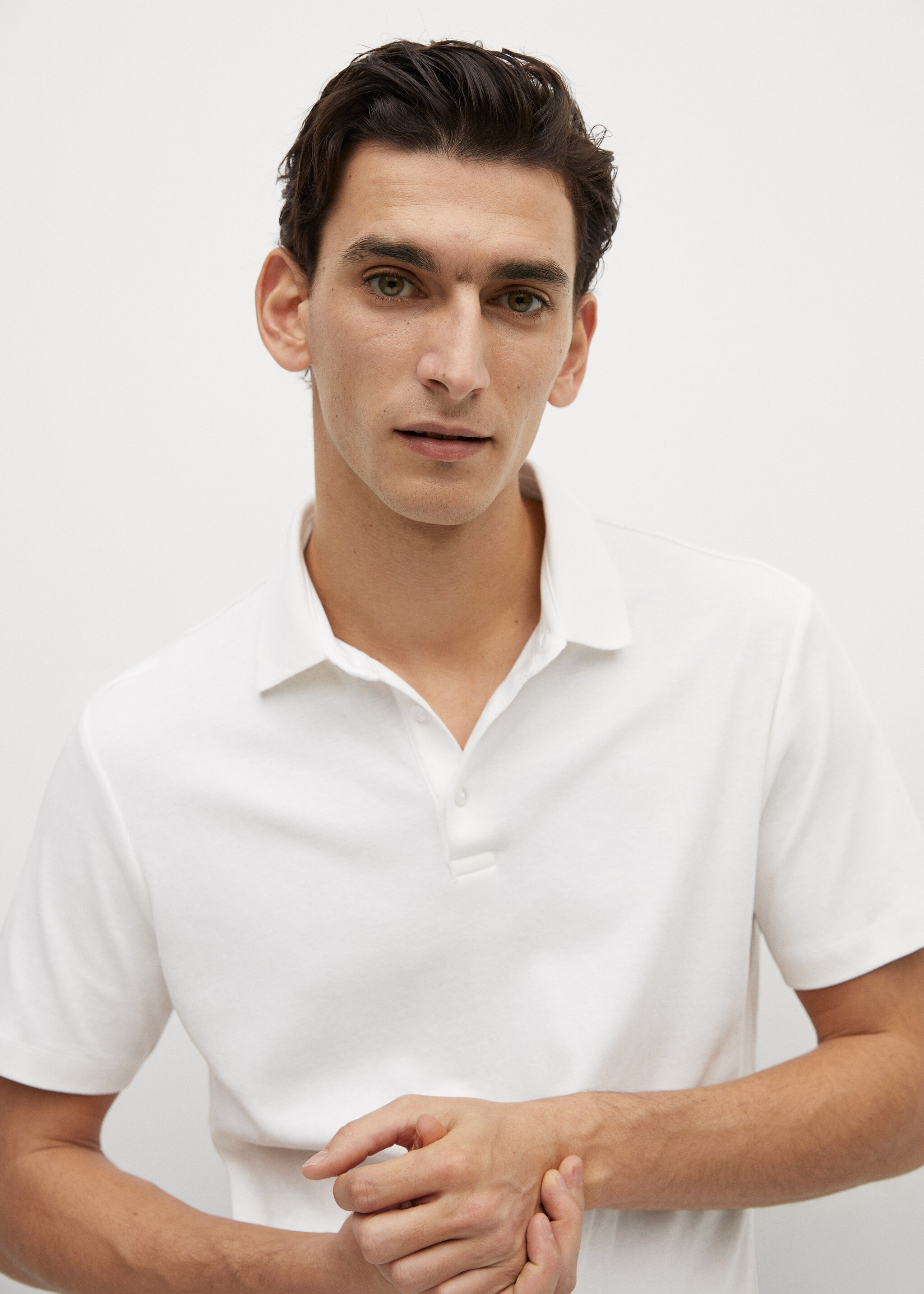 Basic katoenen polo - Detail van het artikel 1