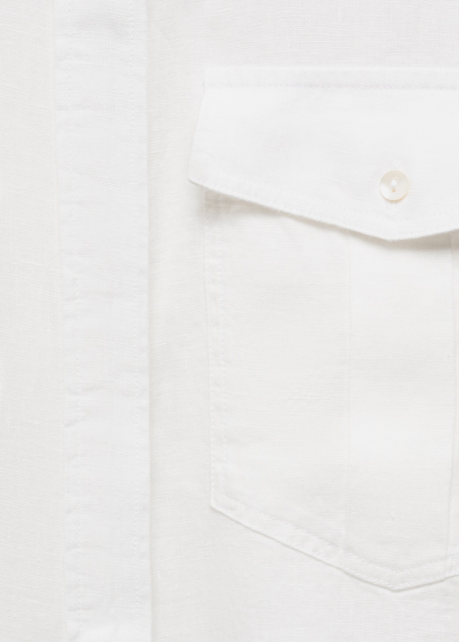 Pocket linen shirt - Details of the article 8