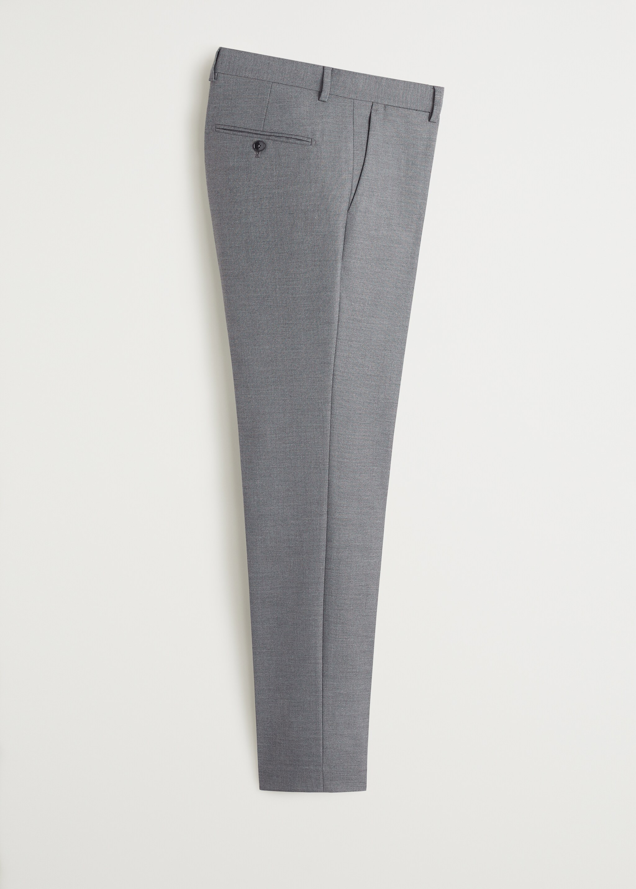 Oblekové kalhoty slim fit s mikro strukturou - Zboží bez modelu