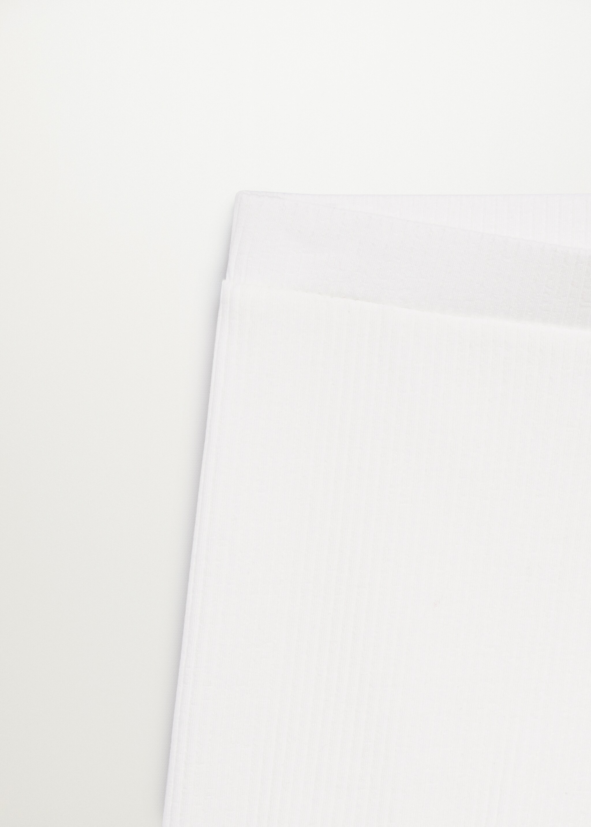 Ribbed cotton shorts - Details of the article 8