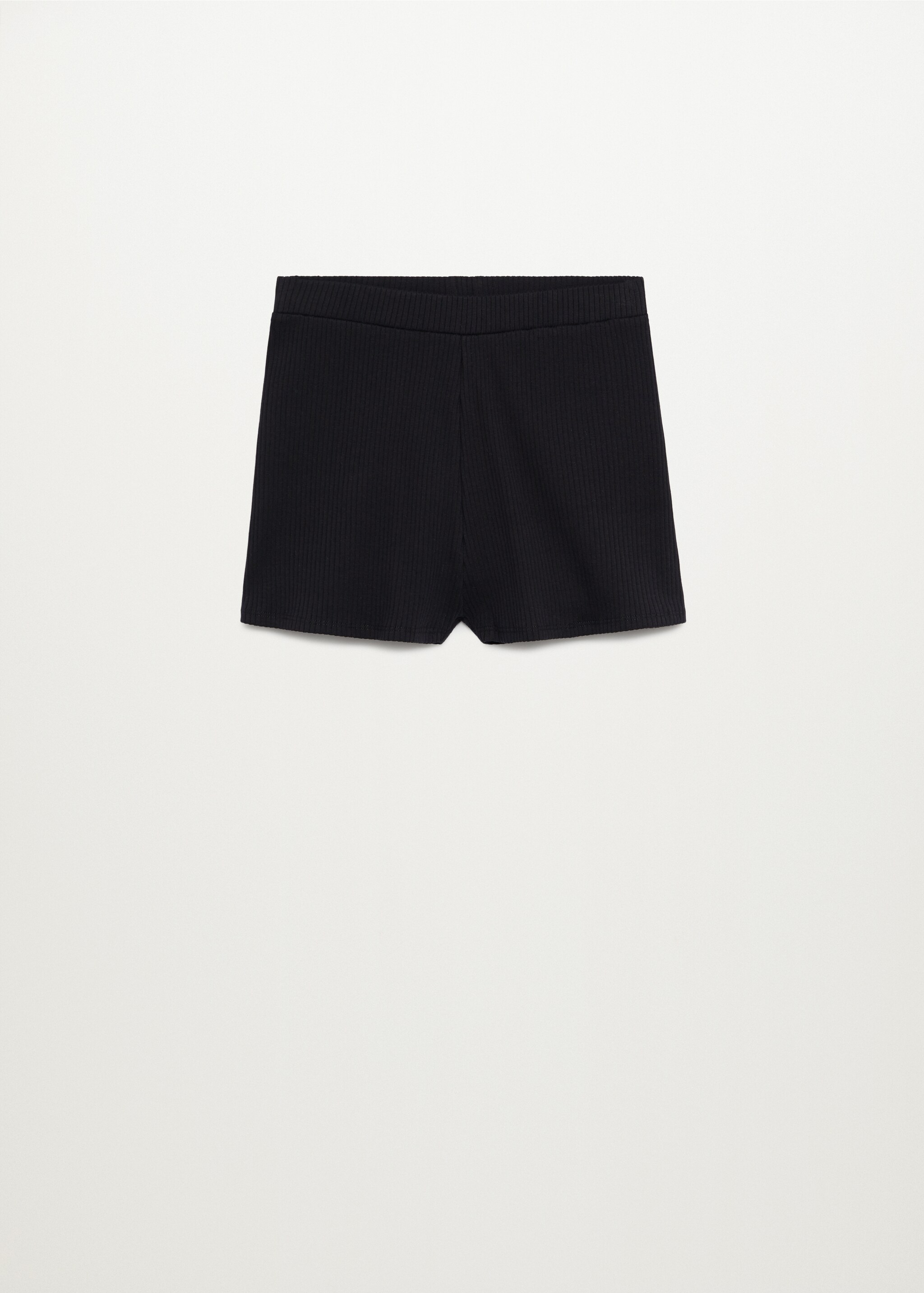 Ribbed cotton shorts - Article without model