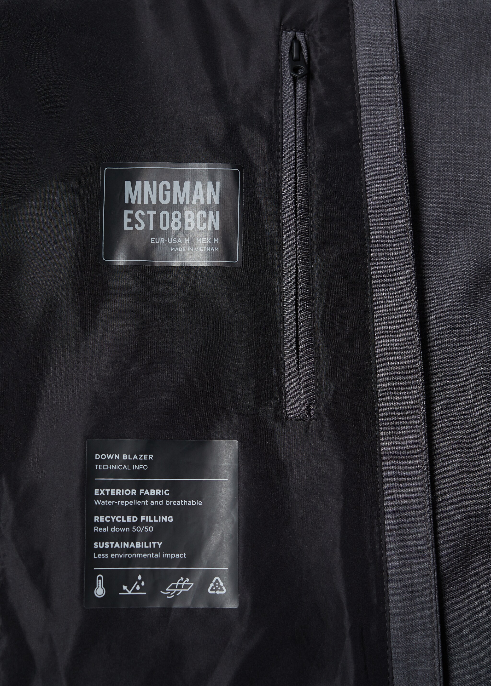 Waterproof feather down coat - Details of the article 9