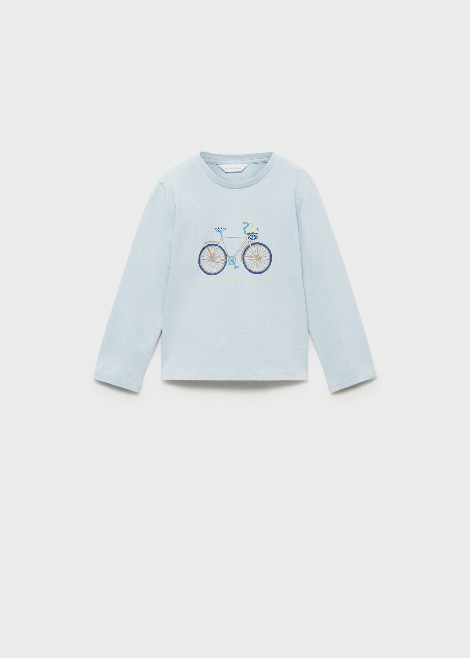 Printed cotton-blend T-shirt - Article without model