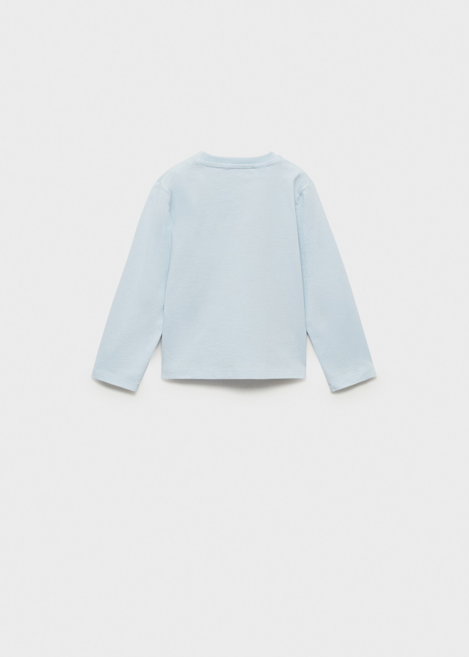 Printed cotton-blend T-shirt - Reverse of the article