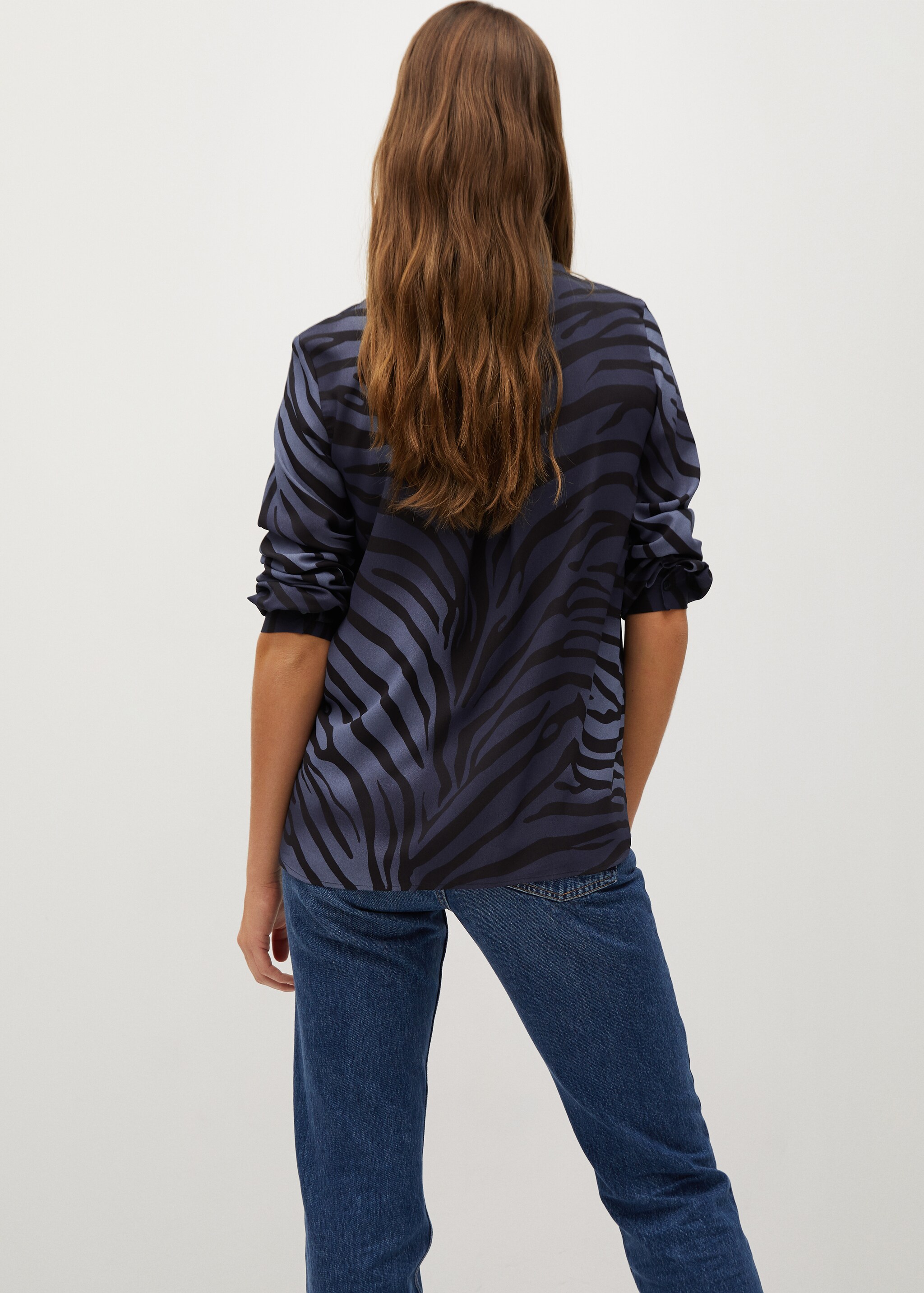Camisa estampada botones - Reverso del artículo