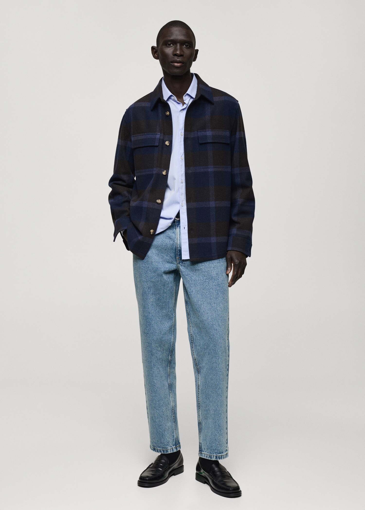 Texans efecte desgastat straight fit - Pla general