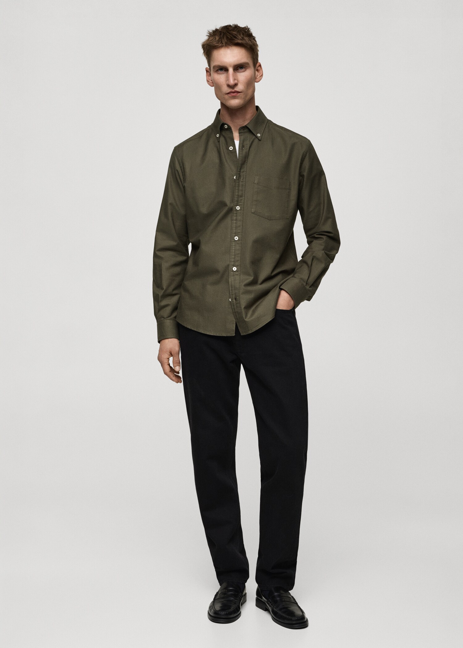 100% cotton Oxford shirt - General plane