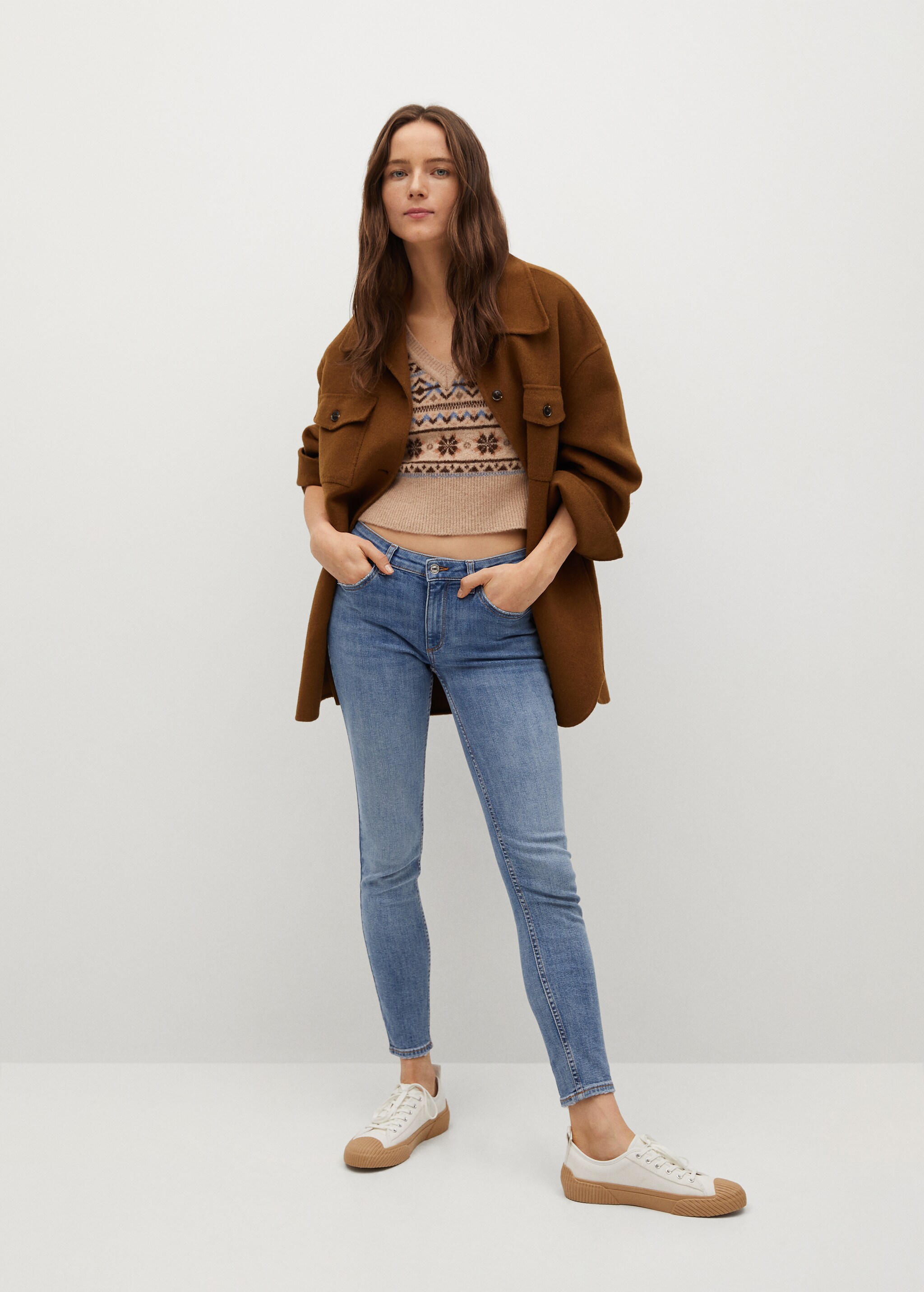 Kim skinny push-up jeans - General plane